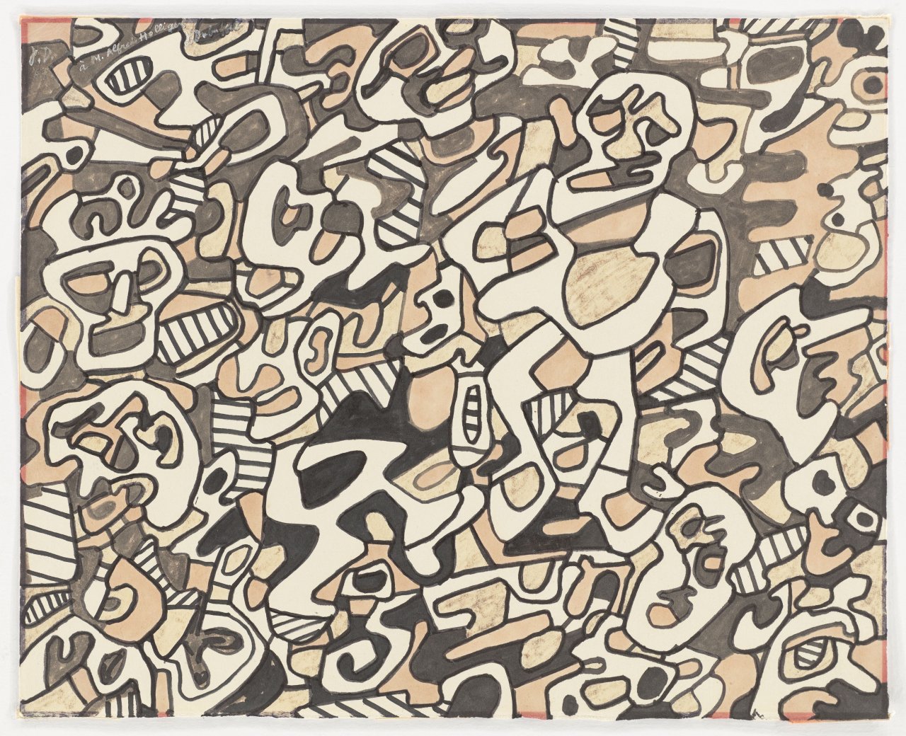 This picture shows the following artwork: Jean Dubuffet. „Logologie“. 1967.