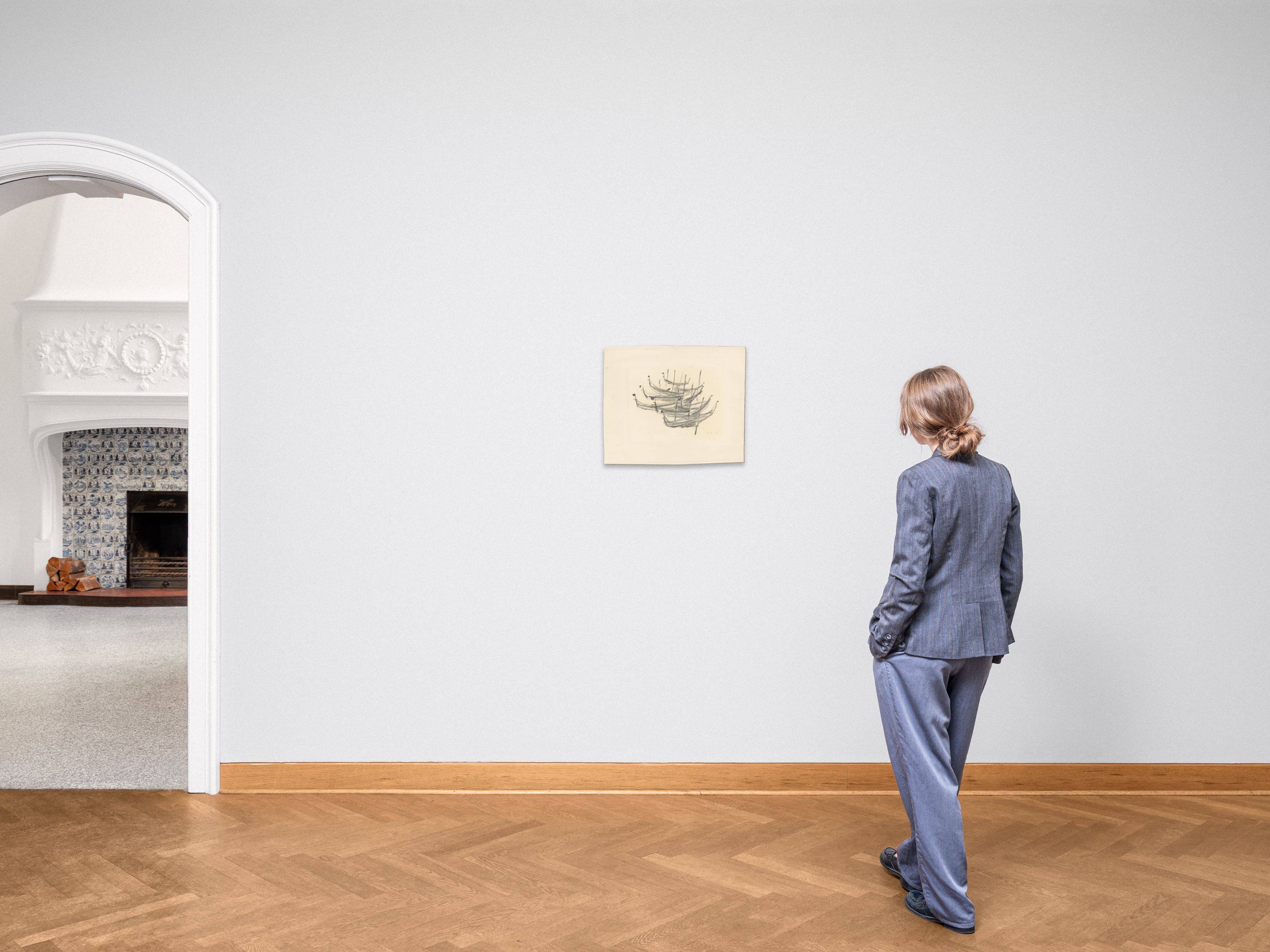 Auf diesem Bild ist das folgende Kunstwerk zu sehen: Fritz Koenig. Gondeln. 1958.