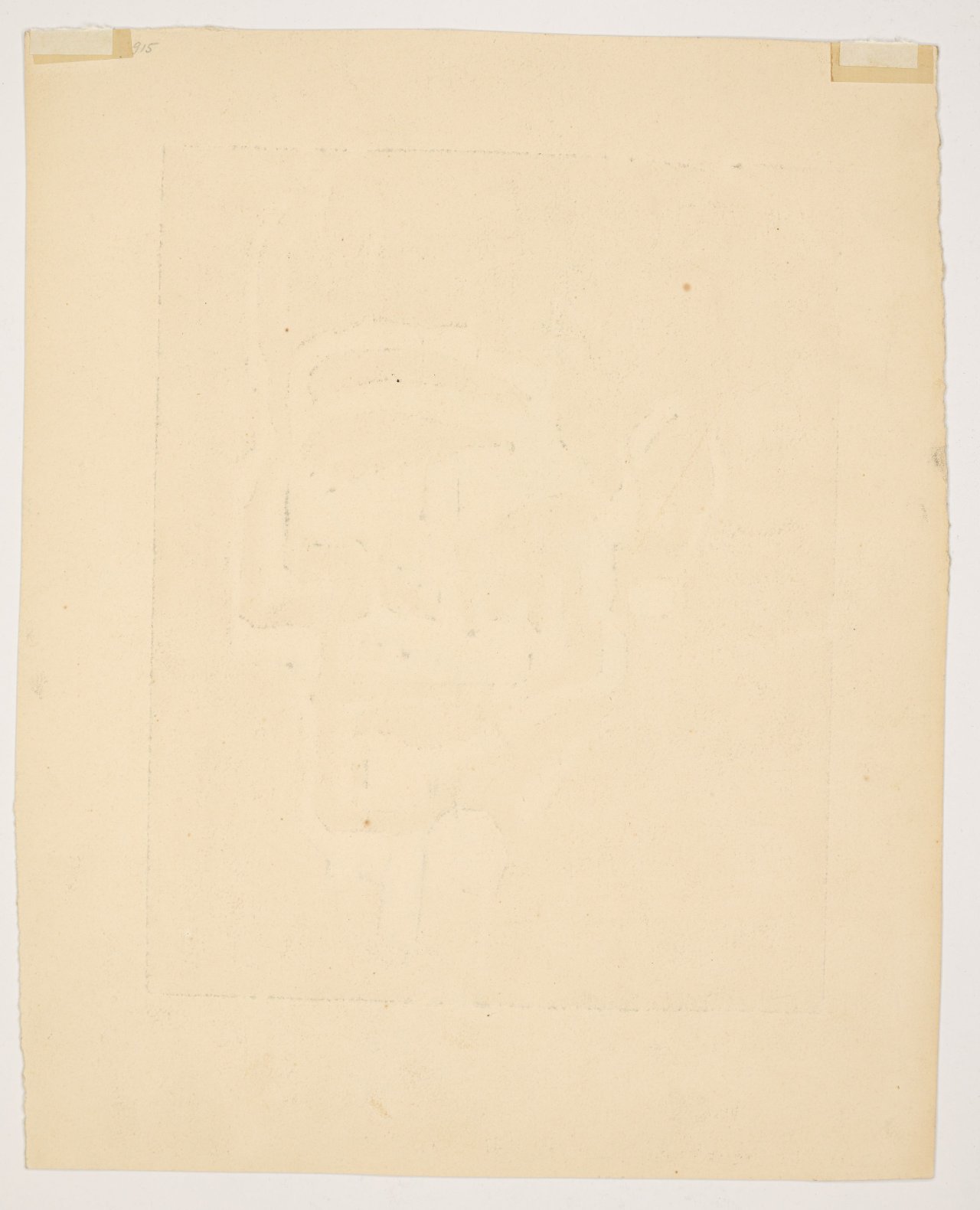 This picture shows the following artwork: Emil Nolde. ”Knecht”. 1912.