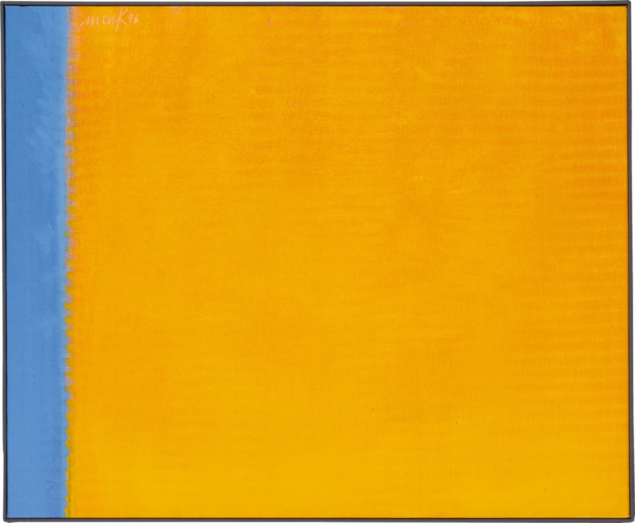 This picture shows the following artwork: Heinz Mack. ”das Meer, die Sonne, das Land”. 1996.