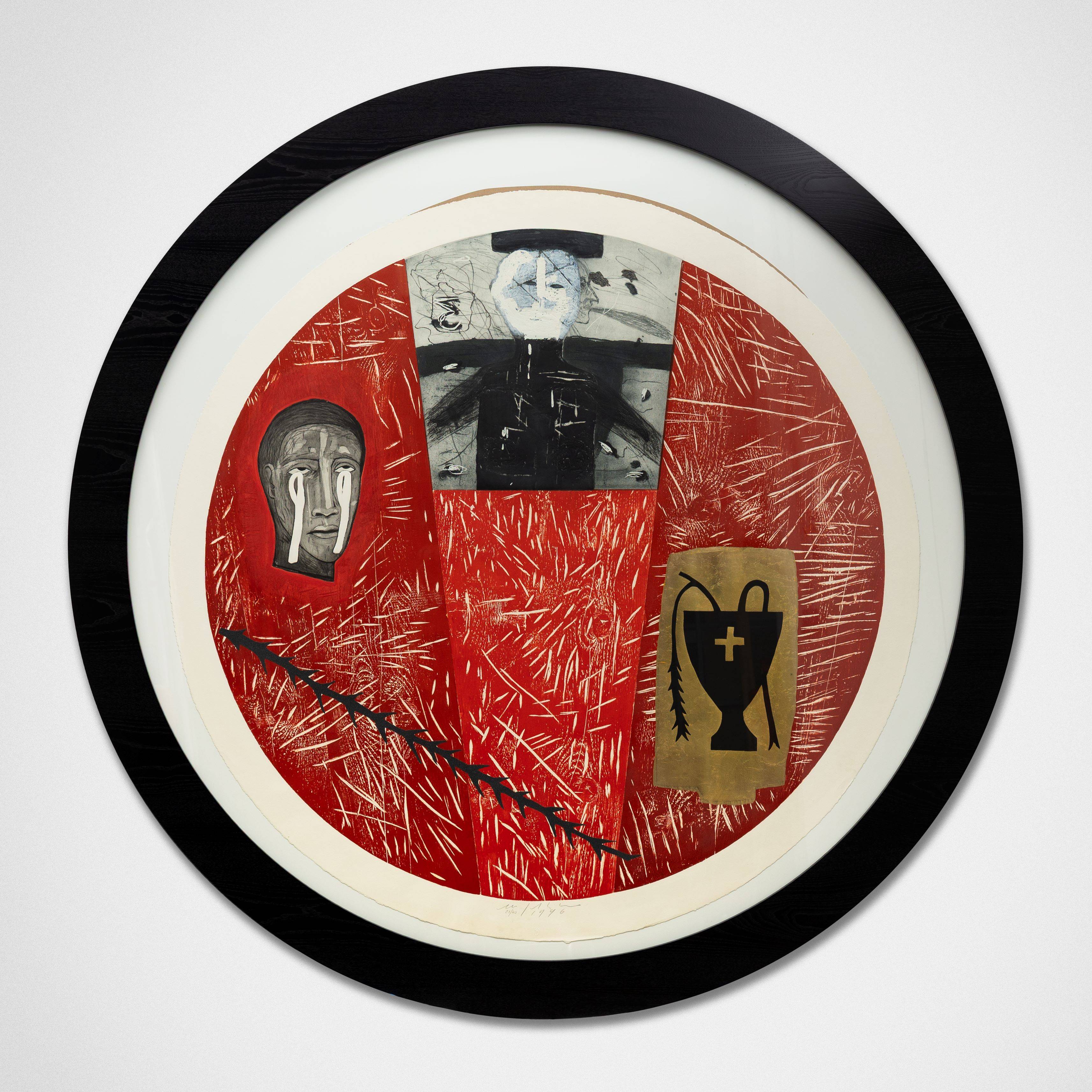 Auf diesem Bild ist das folgende Kunstwerk zu sehen: Mimmo Paladino. „Asia“. 1996.