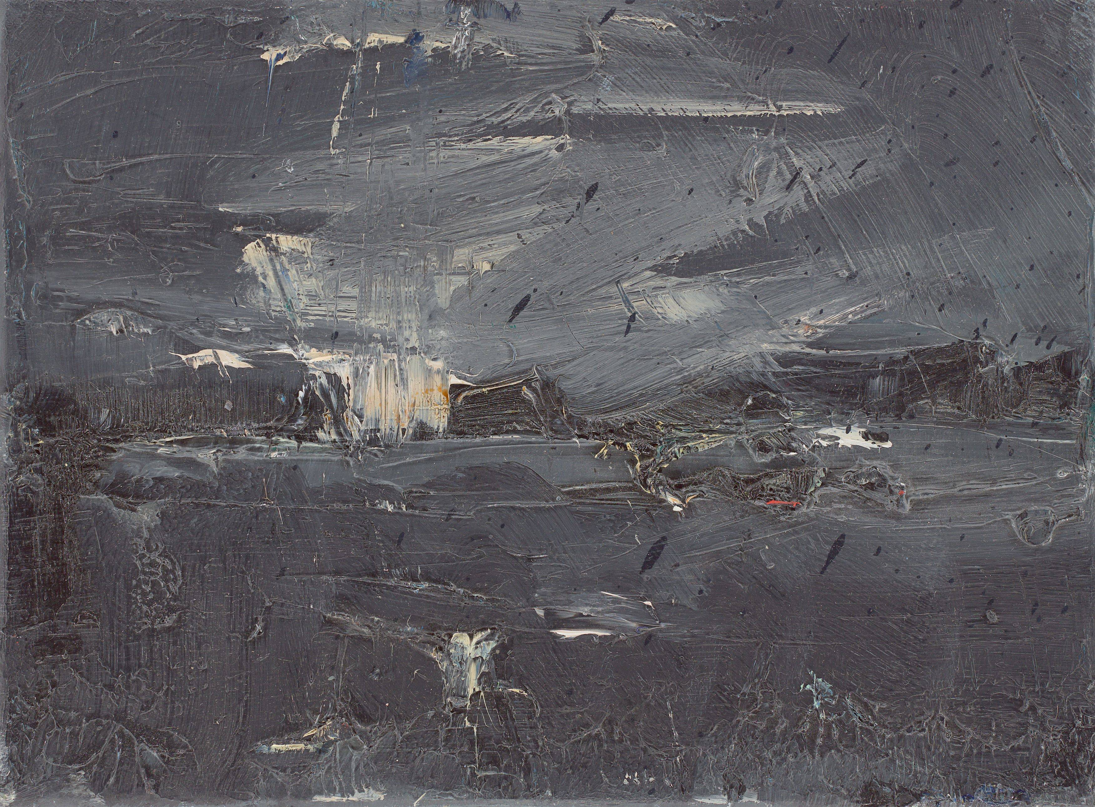 Auf diesem Bild ist das folgende Kunstwerk zu sehen: Detlev Foth. Nachtlandschaften. 1993.