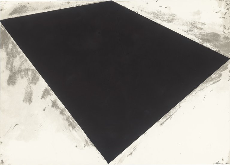 Auf diesem Bild ist das folgende Kunstwerk zu sehen: „Untitled (or Philip Glass Poster)“. 1972.