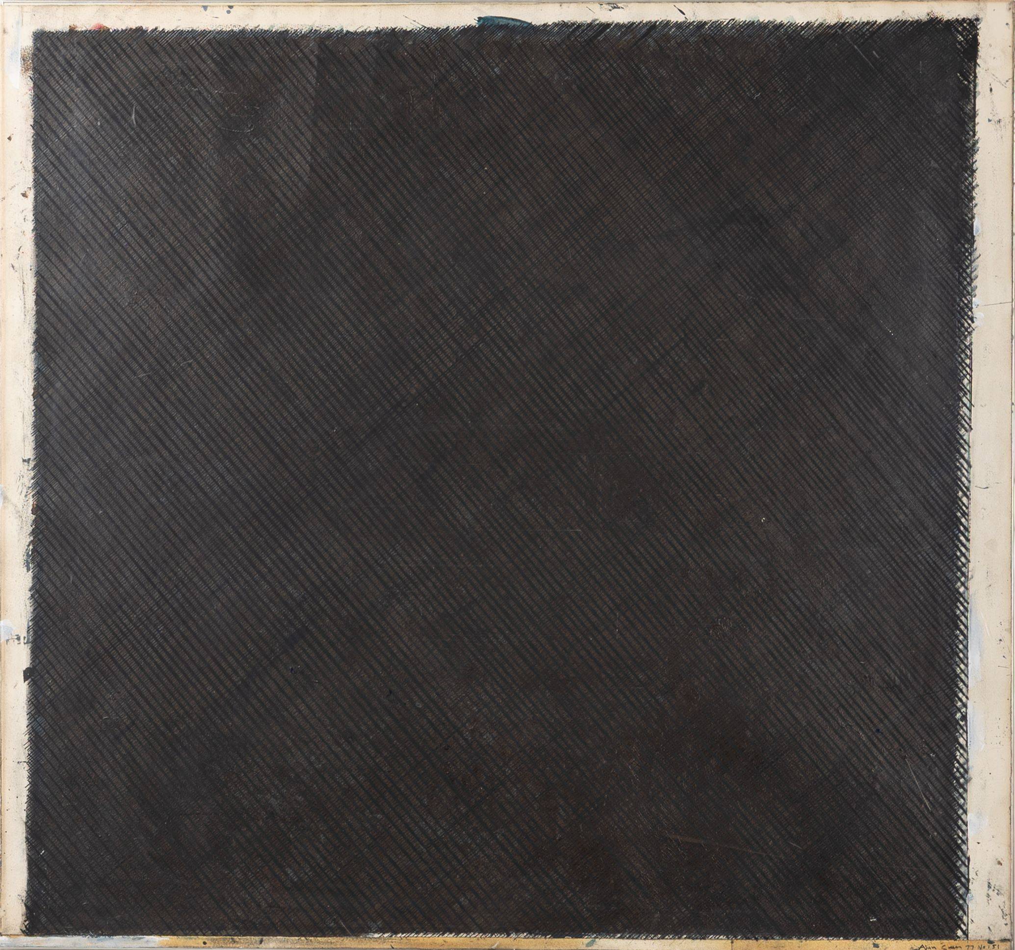 This picture shows the following artwork: Alan Green. ”Drawing No. 151”. 1977.