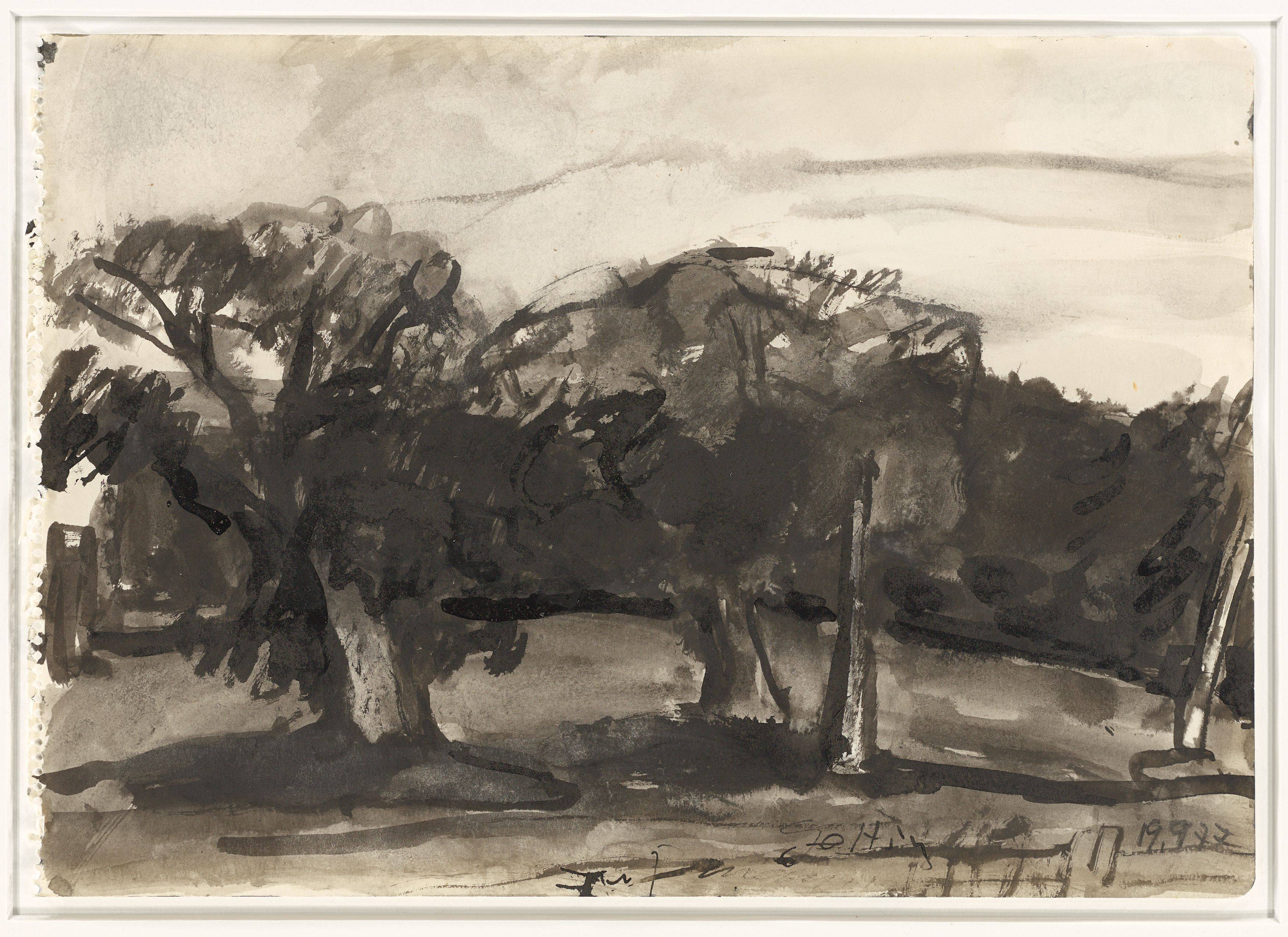 This picture shows the following artwork: Klaus Fußmann. ”Gelting”. 1977.