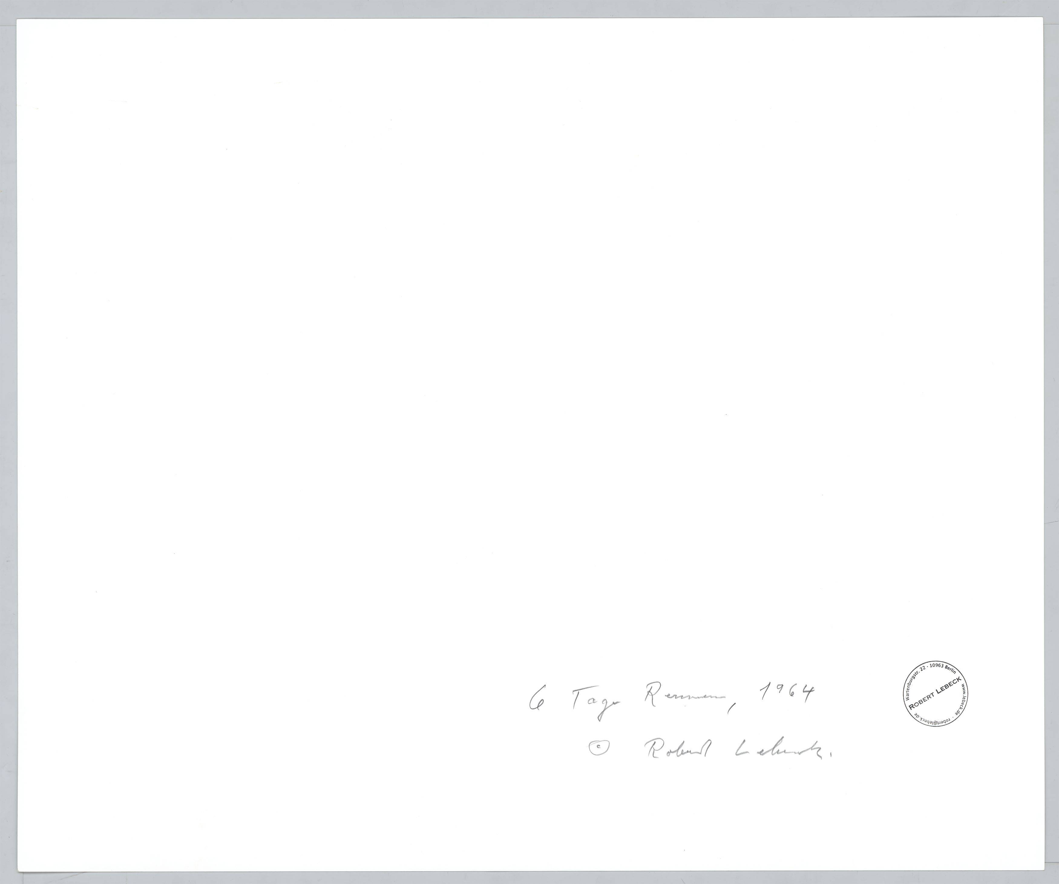 This picture shows the following artwork: Robert Lebeck. ”6 Tage Rennen”. 1964.