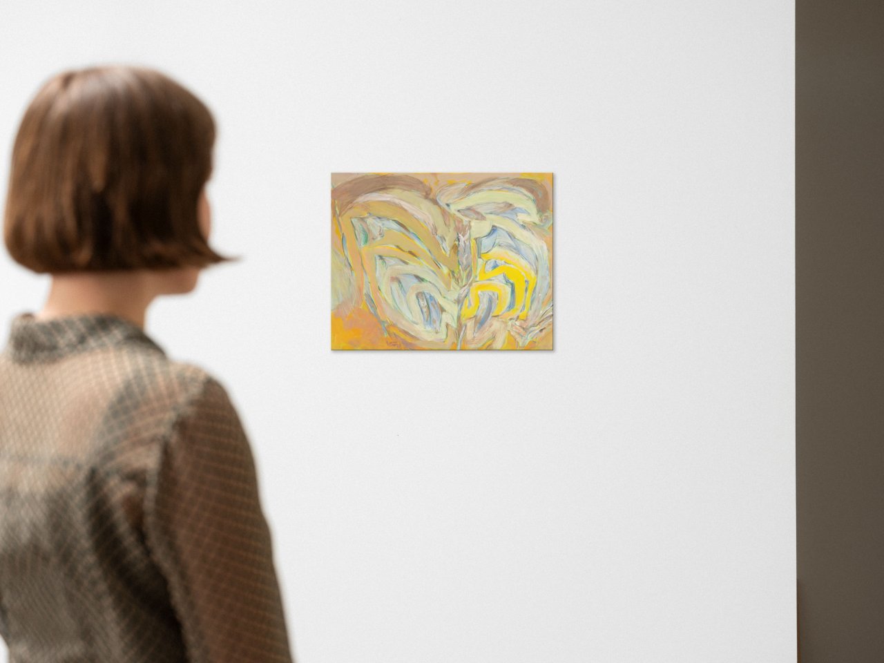 This picture shows the following artwork: Hann Trier. ”Per Faenza”. 1969.