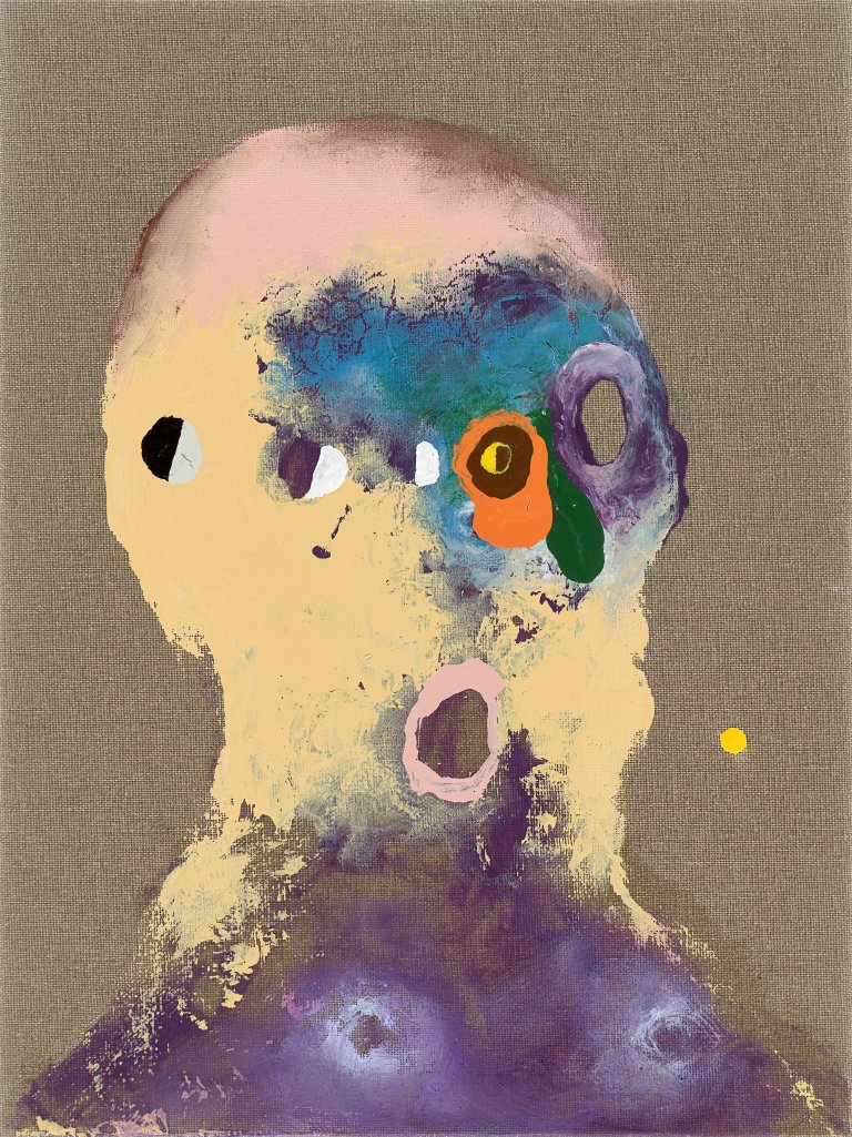 Auf diesem Bild ist das folgende Kunstwerk zu sehen: Dominik Scharfer. Ohne Titel. 2025.