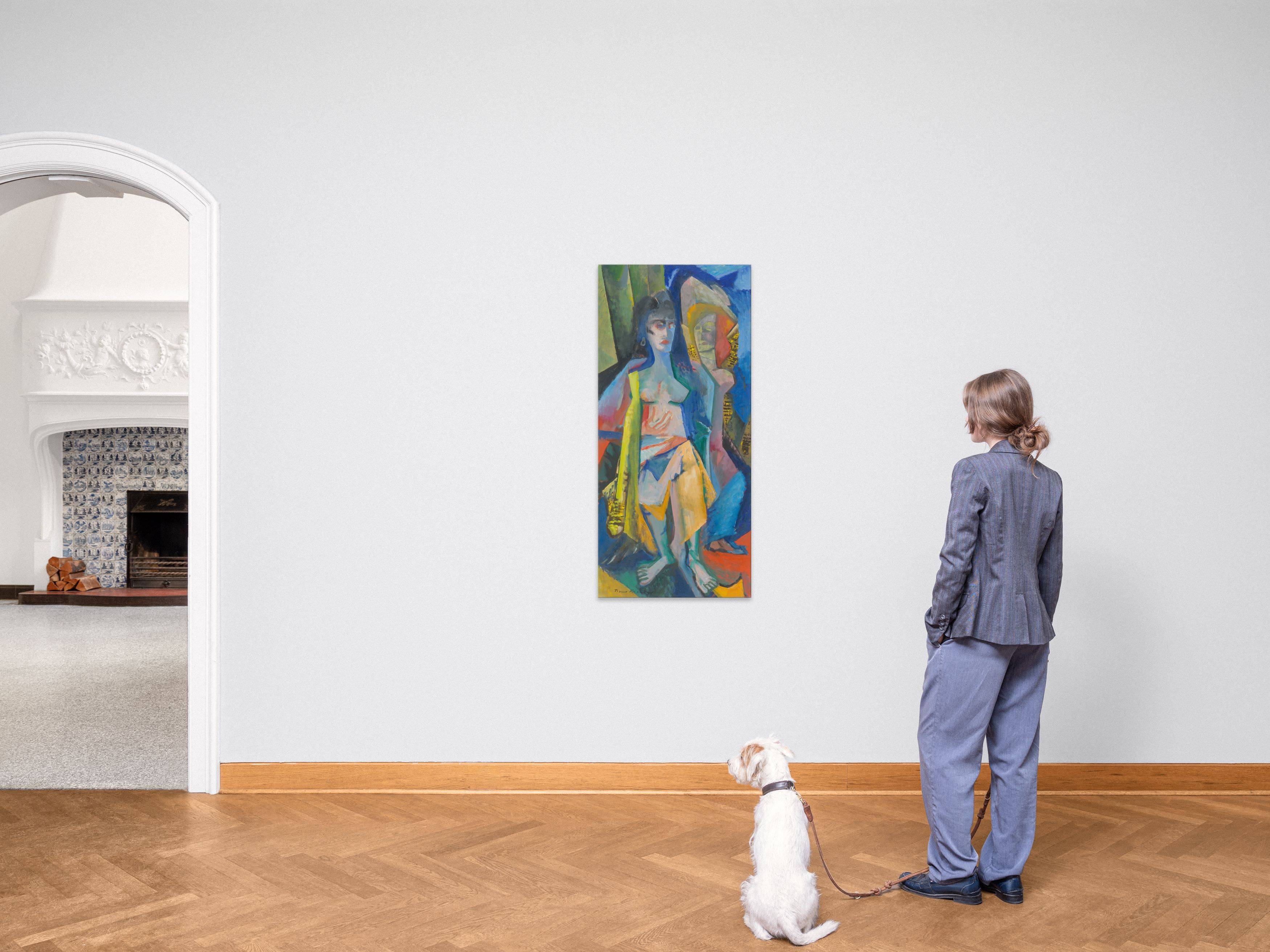 This picture shows the following artwork: Bruno Krauskopf. Untitled (Portrait).