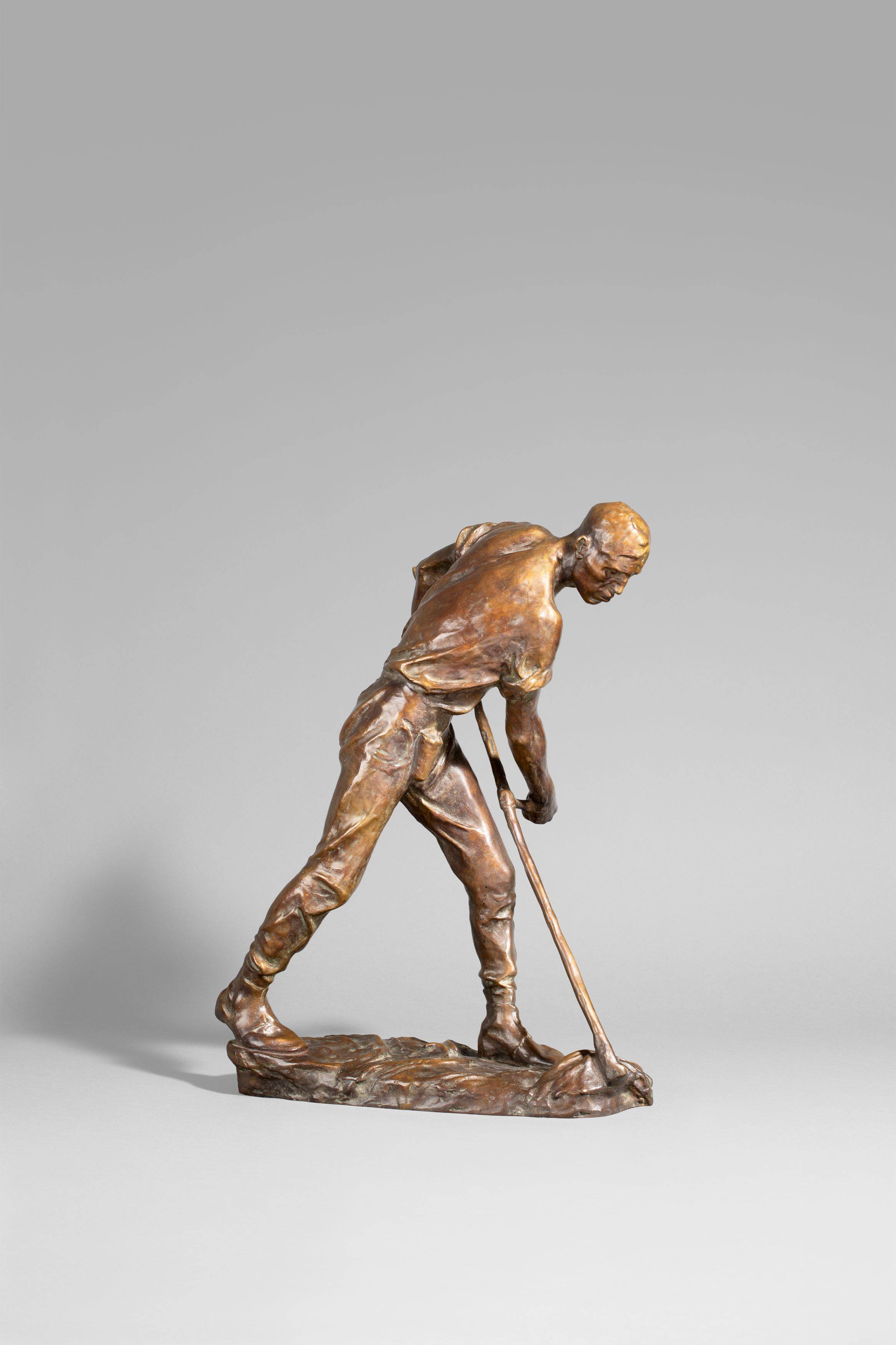 This picture shows the following artwork: Constantin Meunier. Le Faucheur. 1892.