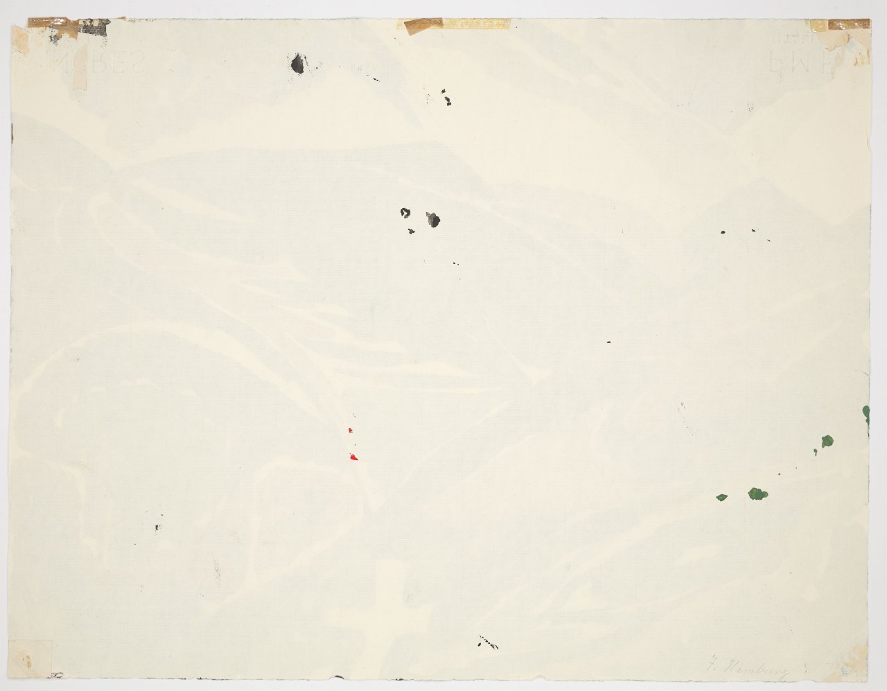 This picture shows the following artwork: Ernst Wilhelm Nay. ”Taunuslandschaft”. 1939.