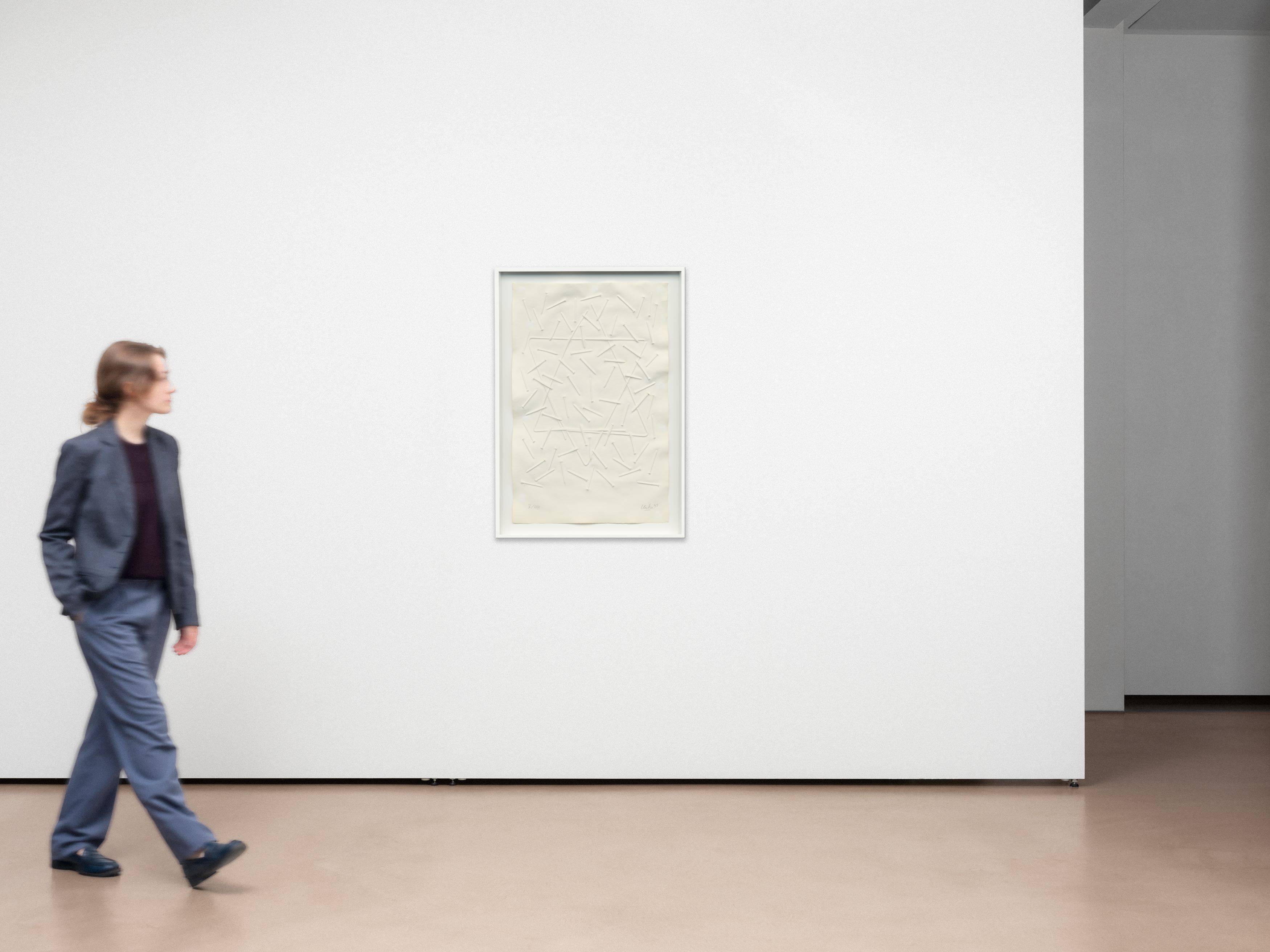 This picture shows the following artwork: Günther Uecker. Untitled (Davidstern). 1995.