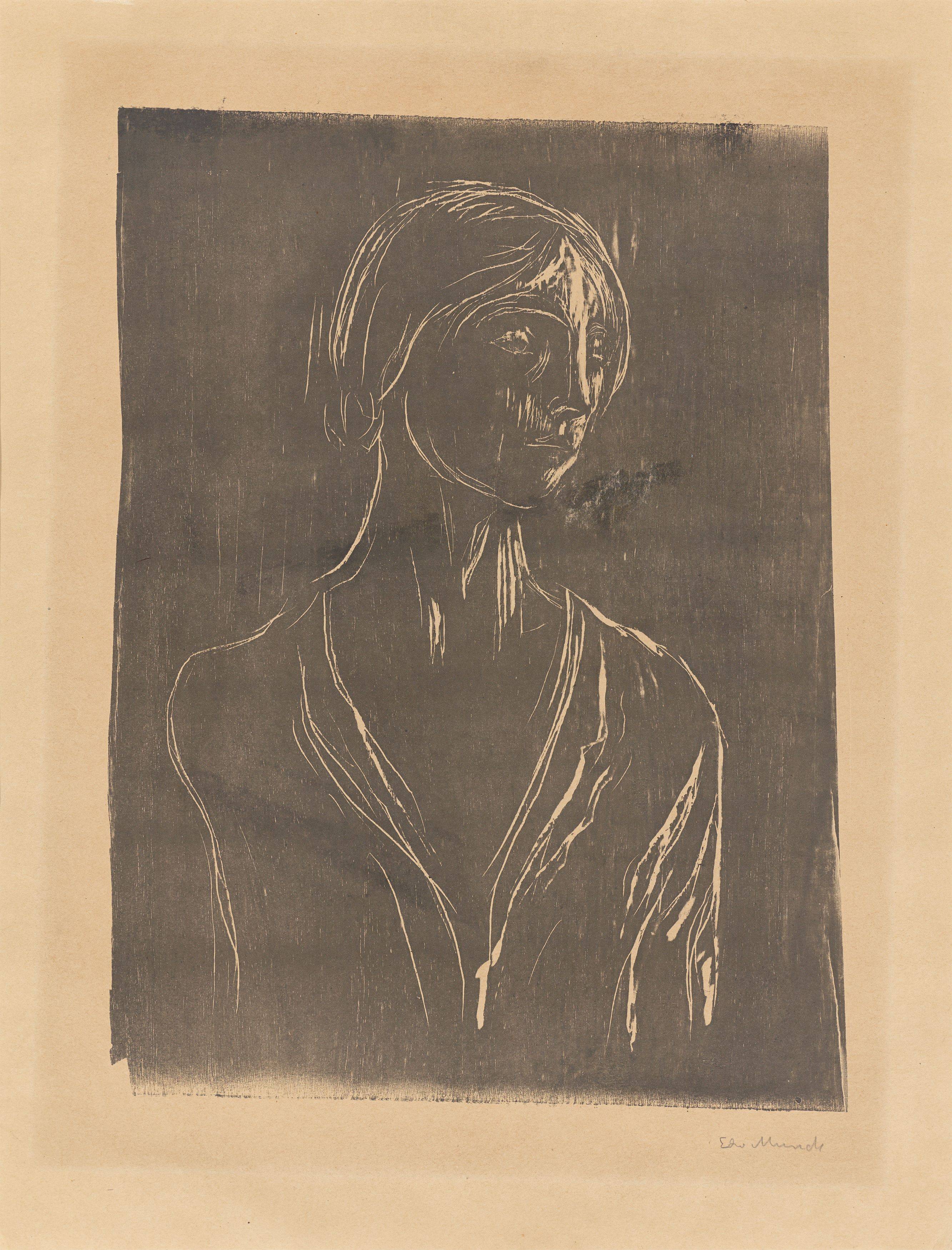 This picture shows the following artwork: Edvard Munch. ”Birgitte I”. 1930.