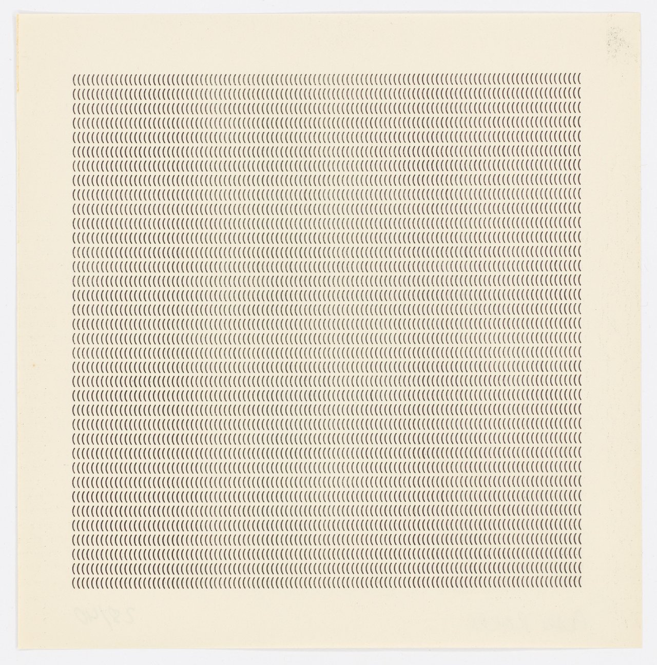 This picture shows the following artwork: Peter Roehr. Untitled (GR-6).