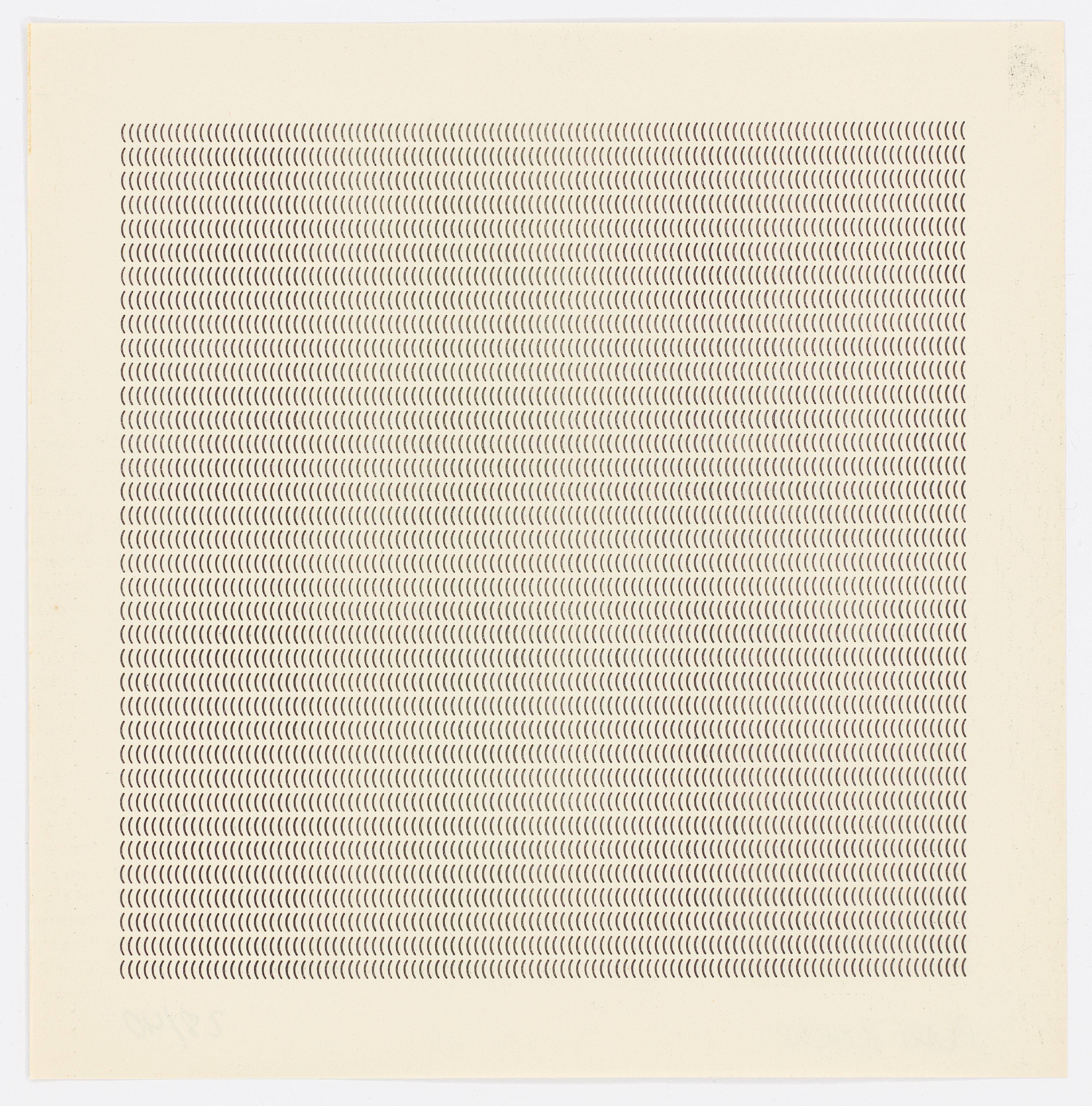 This picture shows the following artwork: Peter Roehr. Untitled (GR-6).