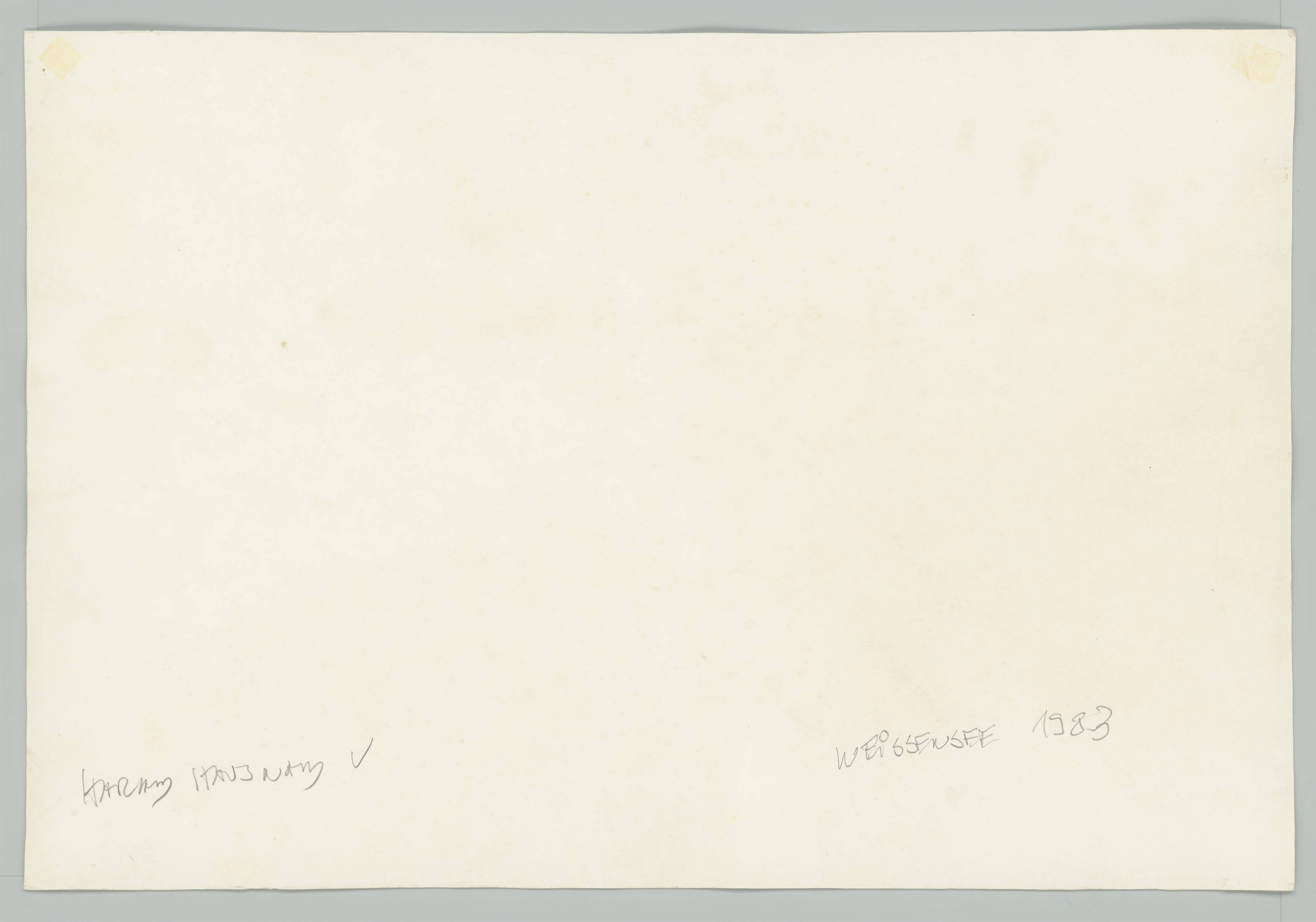 This picture shows the following artwork: Harald Hauswald. ”Weissensee”. 1983.