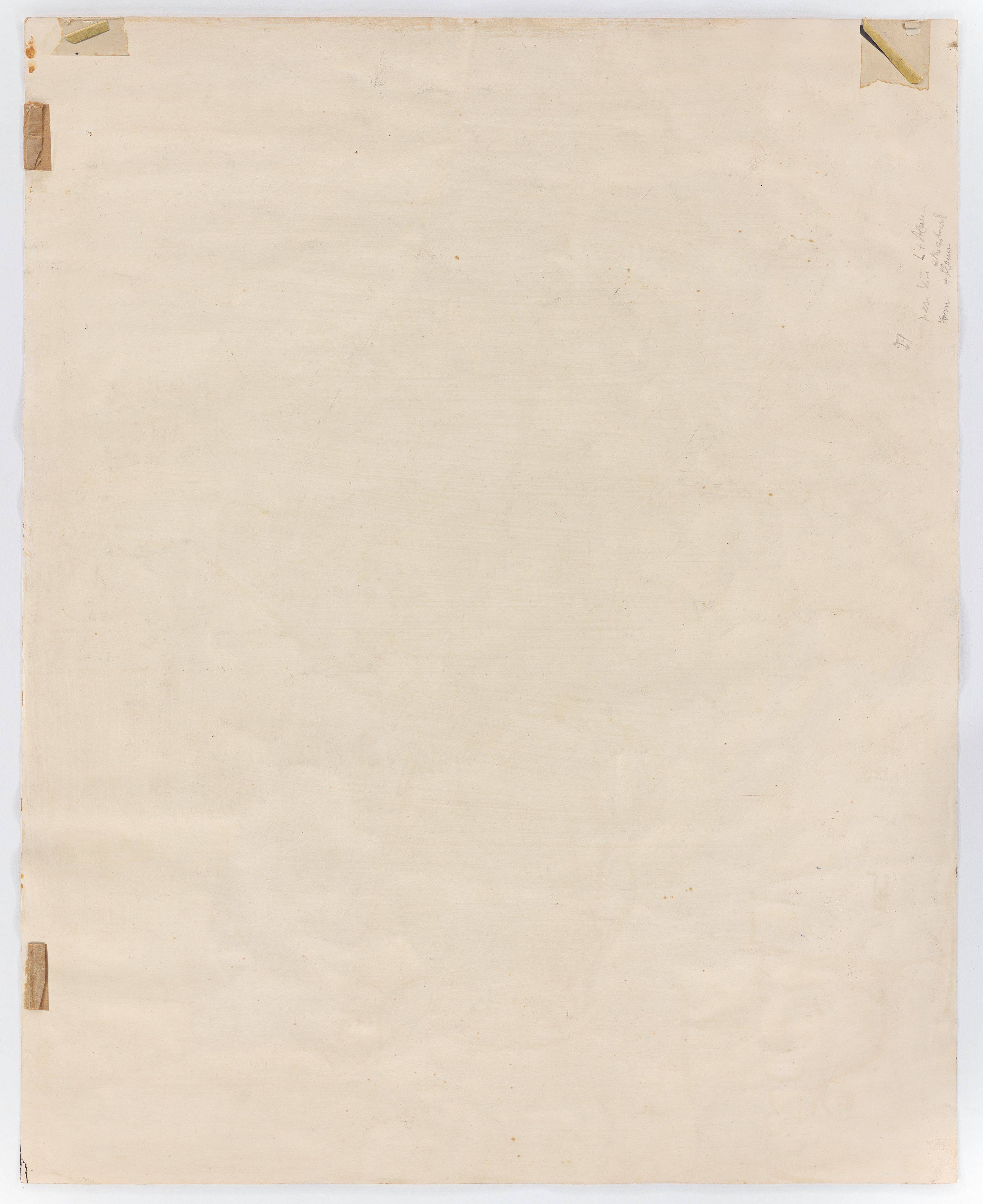 This picture shows the following artwork: Erich Heckel. ”Geissblatt mit geschnitzem Hocker”. 1929.