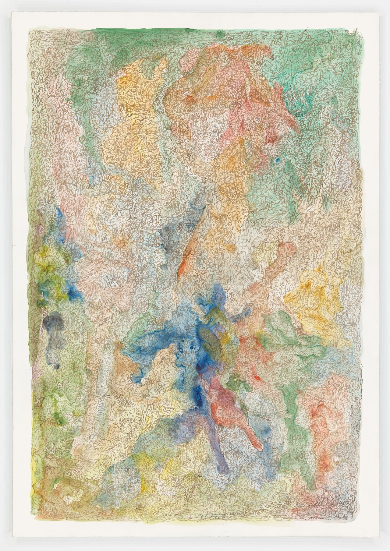 Auf diesem Bild ist das folgende Kunstwerk zu sehen: Bernard Schultze. „Ein Gespenst, das nicht kichern kann“. 1994.