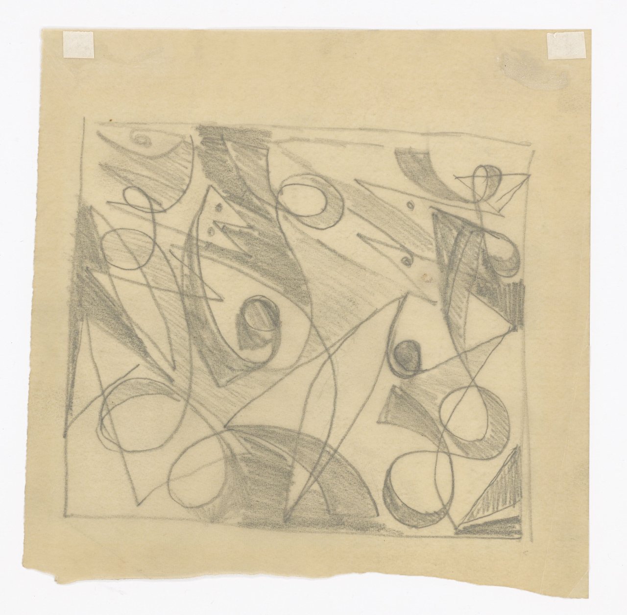 This picture shows the following artwork: Ernst Wilhelm Nay. ”Figurale”. Circa 1949/50.