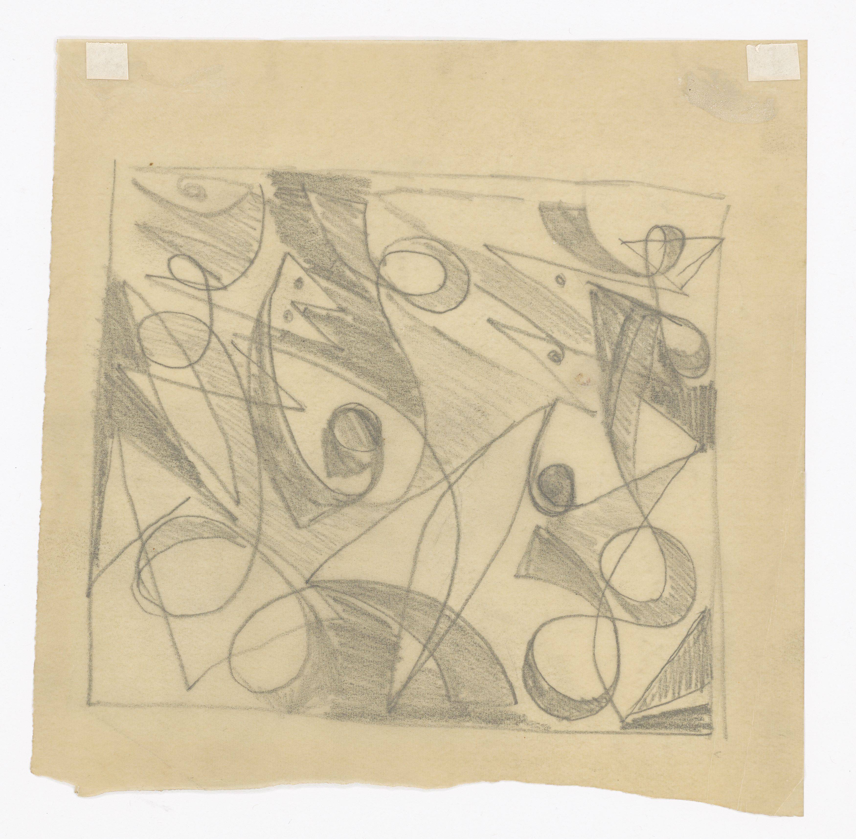 This picture shows the following artwork: Ernst Wilhelm Nay. ”Figurale”. Circa 1949/50.