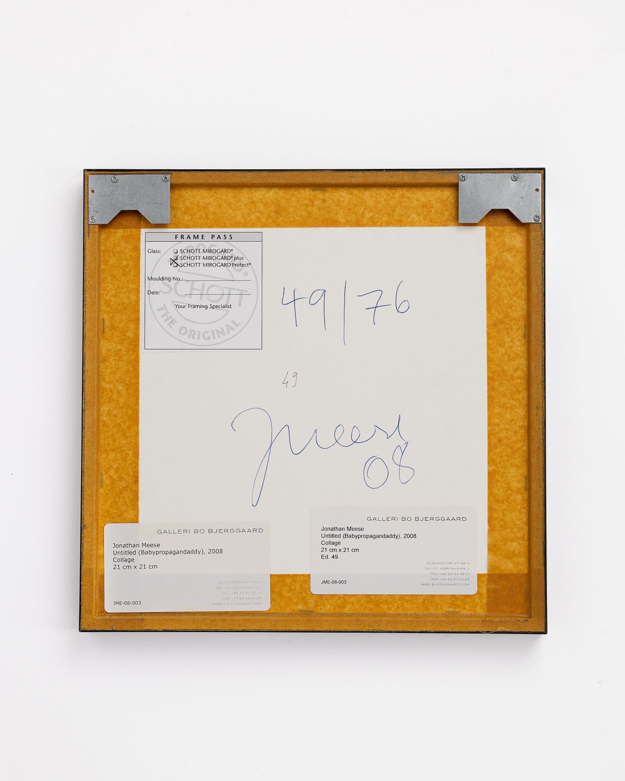 This picture shows the following artwork: Jonathan Meese. ”Untitled (Babypropagandaddy)”. 2008.