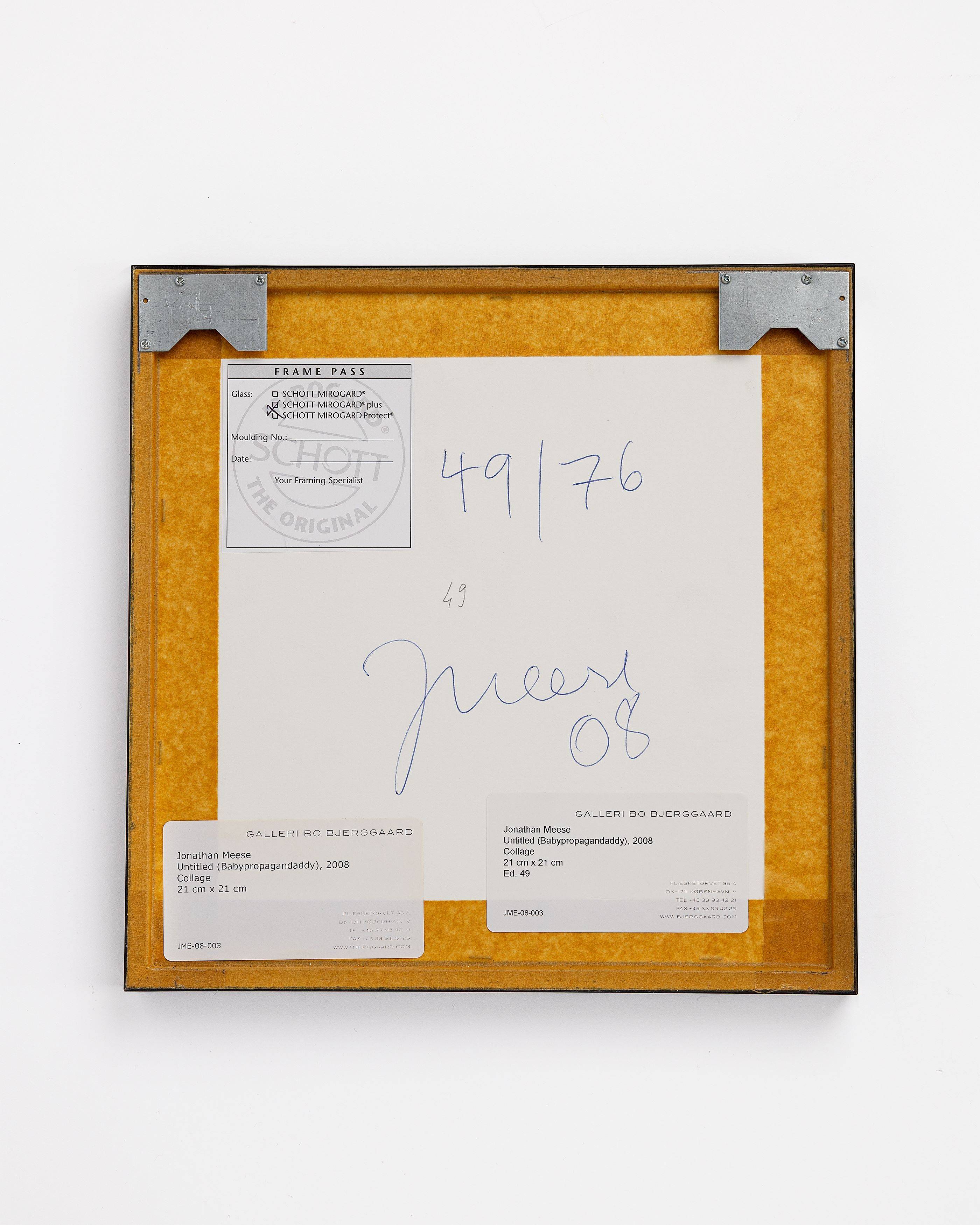 This picture shows the following artwork: Jonathan Meese. ”Untitled (Babypropagandaddy)”. 2008.