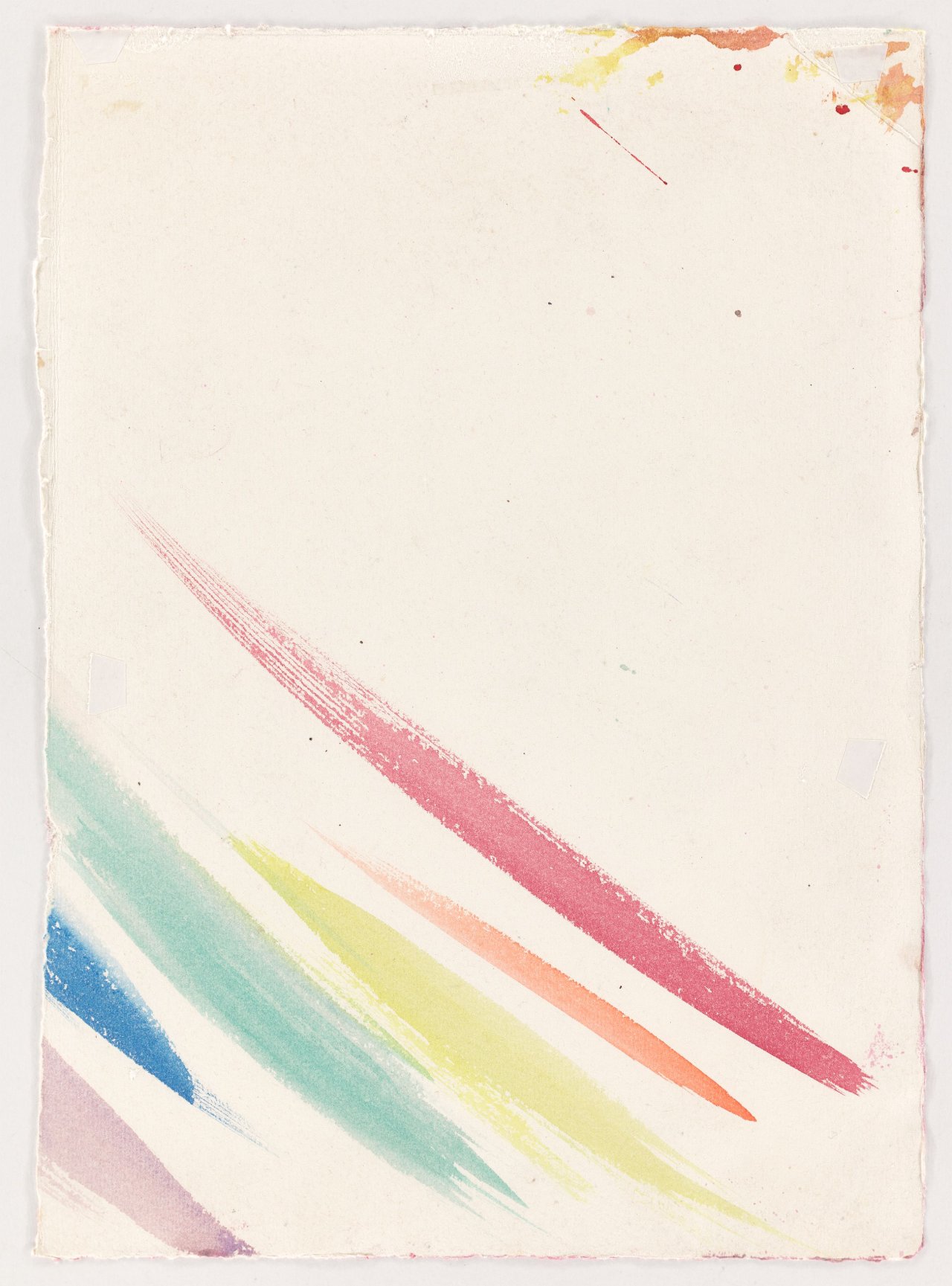 This picture shows the following artwork: Gotthard Graubner. Untitled. 1980.