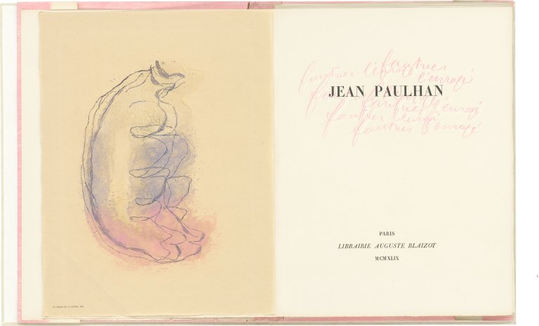 Auf diesem Bild ist das folgende Kunstwerk zu sehen: Jean Fautrier. „Fautrier l'enragé“. 1949.