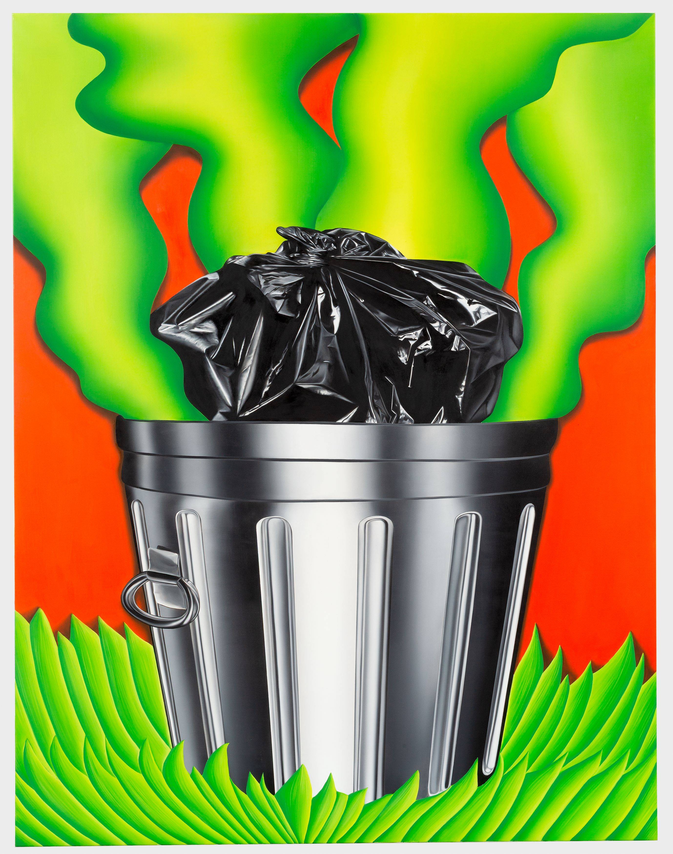 This picture shows the following artwork: Rafa Silvares. Stinking Rubbish. 2021.
