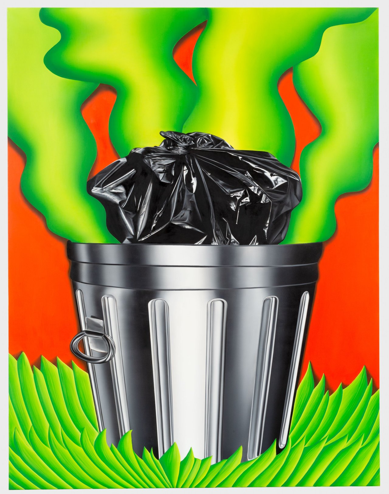 This picture shows the following artwork: Rafa Silvares. Stinking Rubbish. 2021.