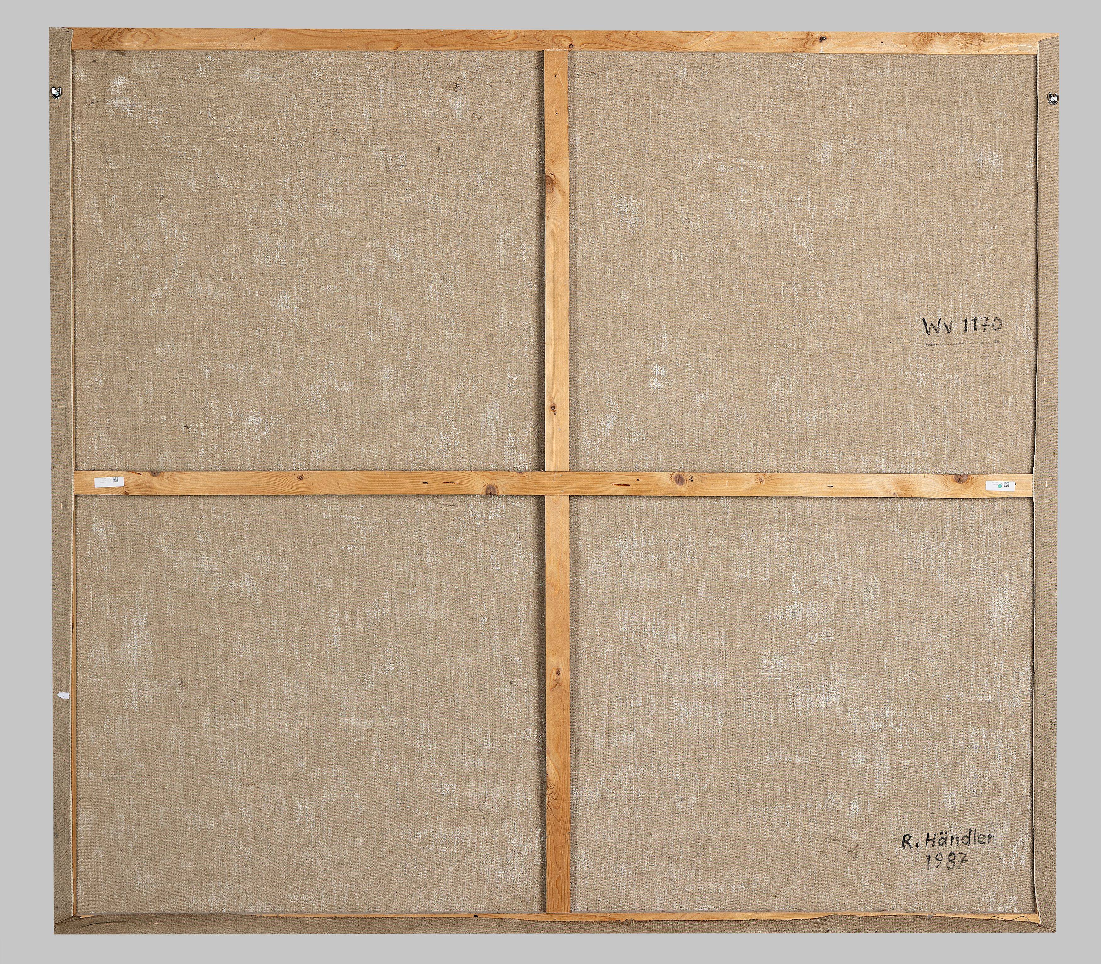 This picture shows the following artwork: Rolf Händler. ”Die Beschneidung der Engel”. 1987.