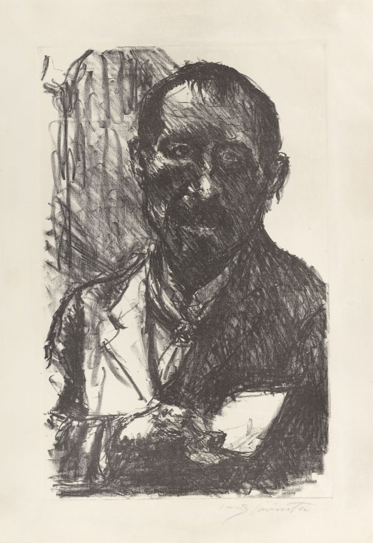 This picture shows the following artwork: Lovis Corinth. ”Selbstbildnis”. 1919.