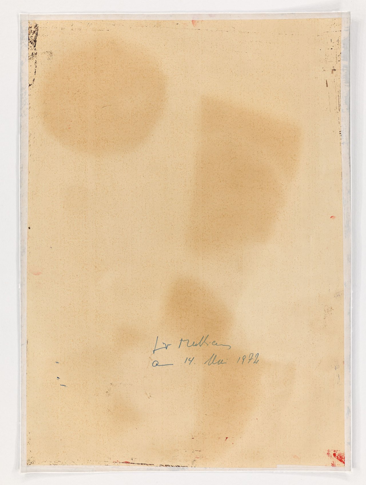 This picture shows the following artwork: Fritz Winter. Untitled. 1972.