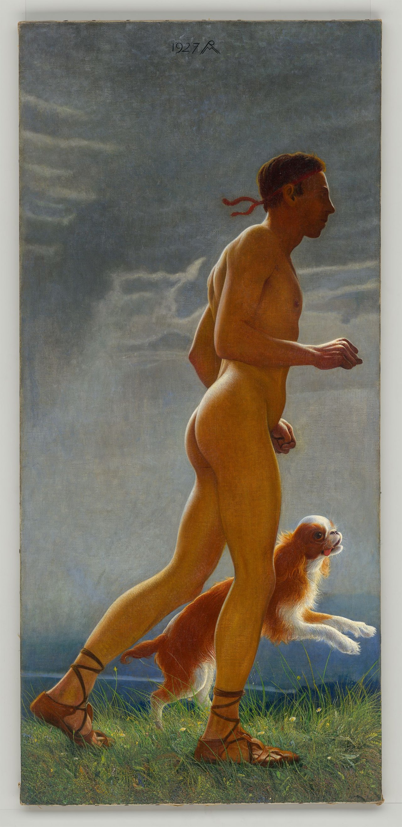 This picture shows the following artwork: Richard Müller. ”Der Läufer”. 1927.