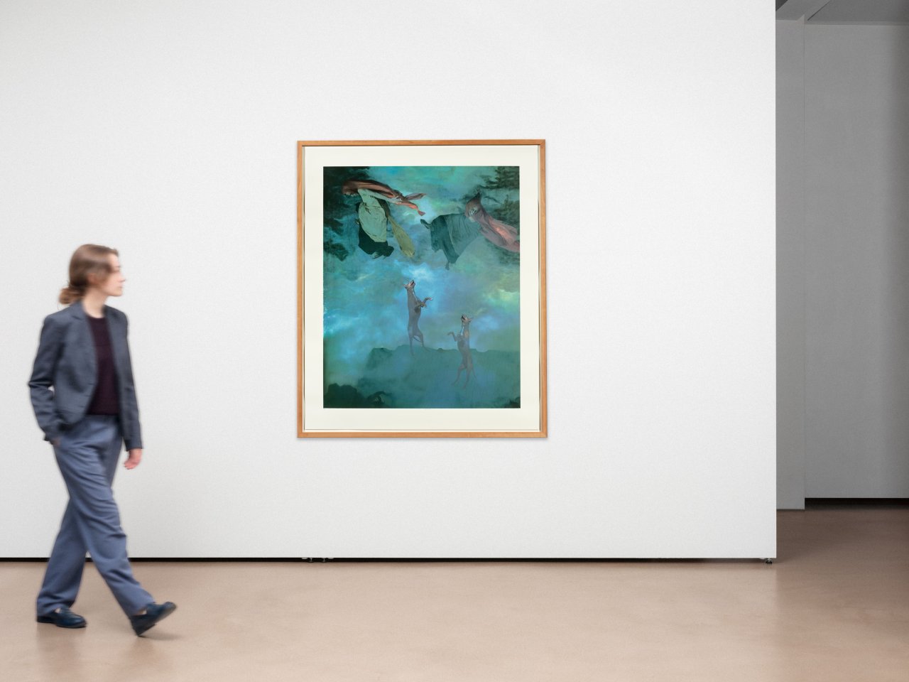 This picture shows the following artwork: Tracey Moffatt. ”Invocations” # 8, from the series ”Invocations”. 2000.