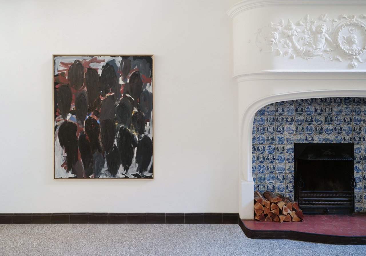 This picture shows the following artwork: Georg Baselitz. ”Tränen”. 1986.