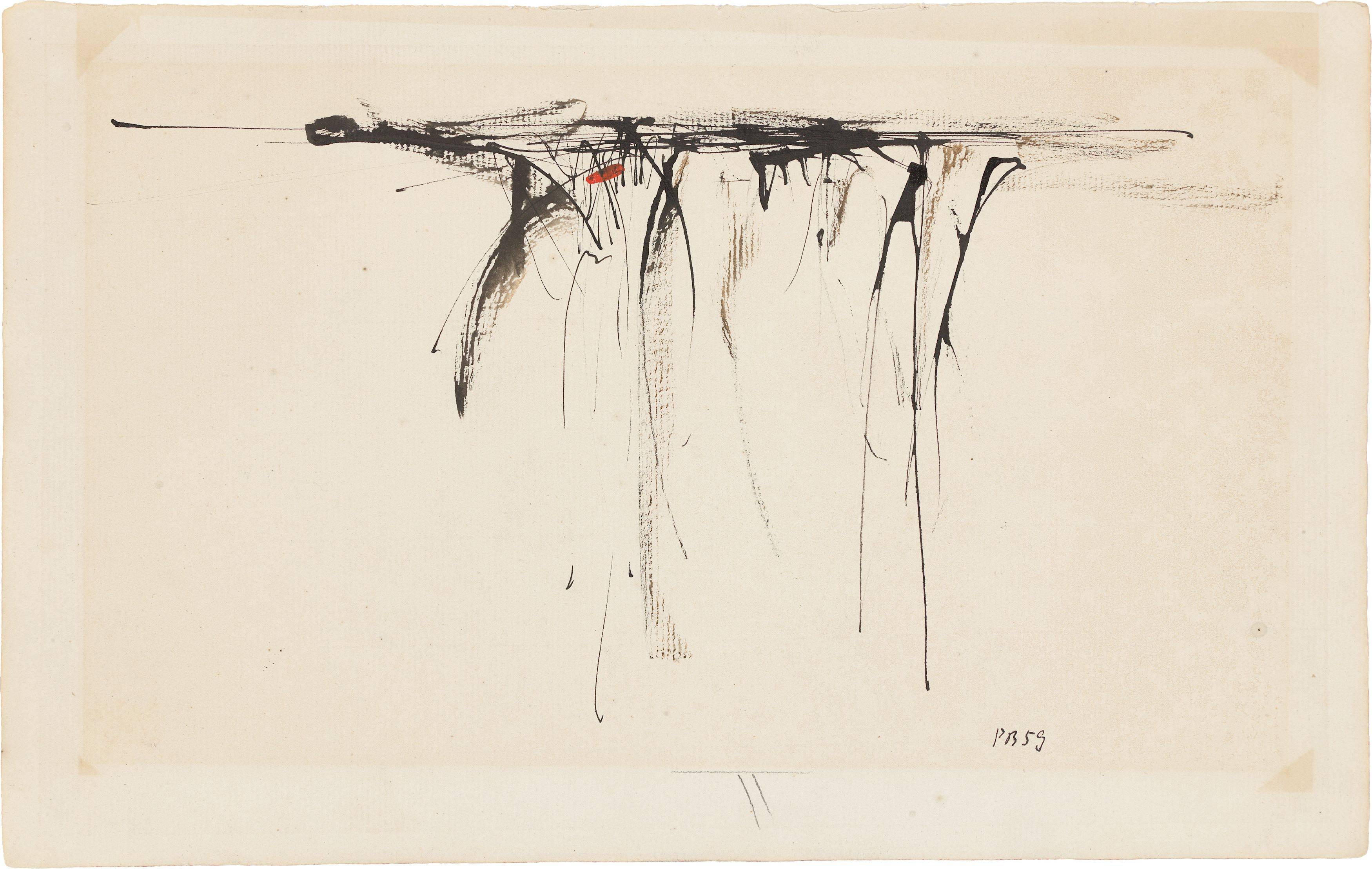 This picture shows the following artwork: Peter Brüning. Untitled. 1959.