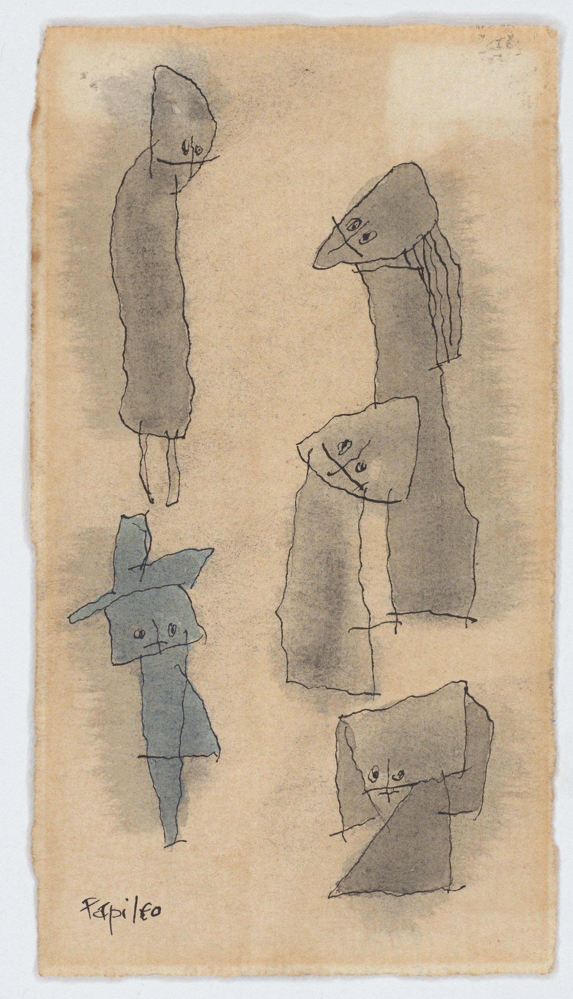 This picture shows the following artwork: Lyonel Feininger. Ghosties. 1950s.