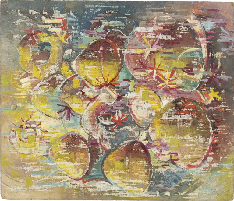 This picture shows the following artwork: Hannah Höch. ”Abstrakter Blumenstrauss”. Circa 1930.