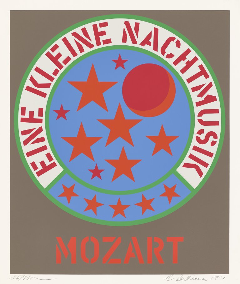 Auf diesem Bild ist das folgende Kunstwerk zu sehen: „Eine kleine Nachtmusik“. 1971.