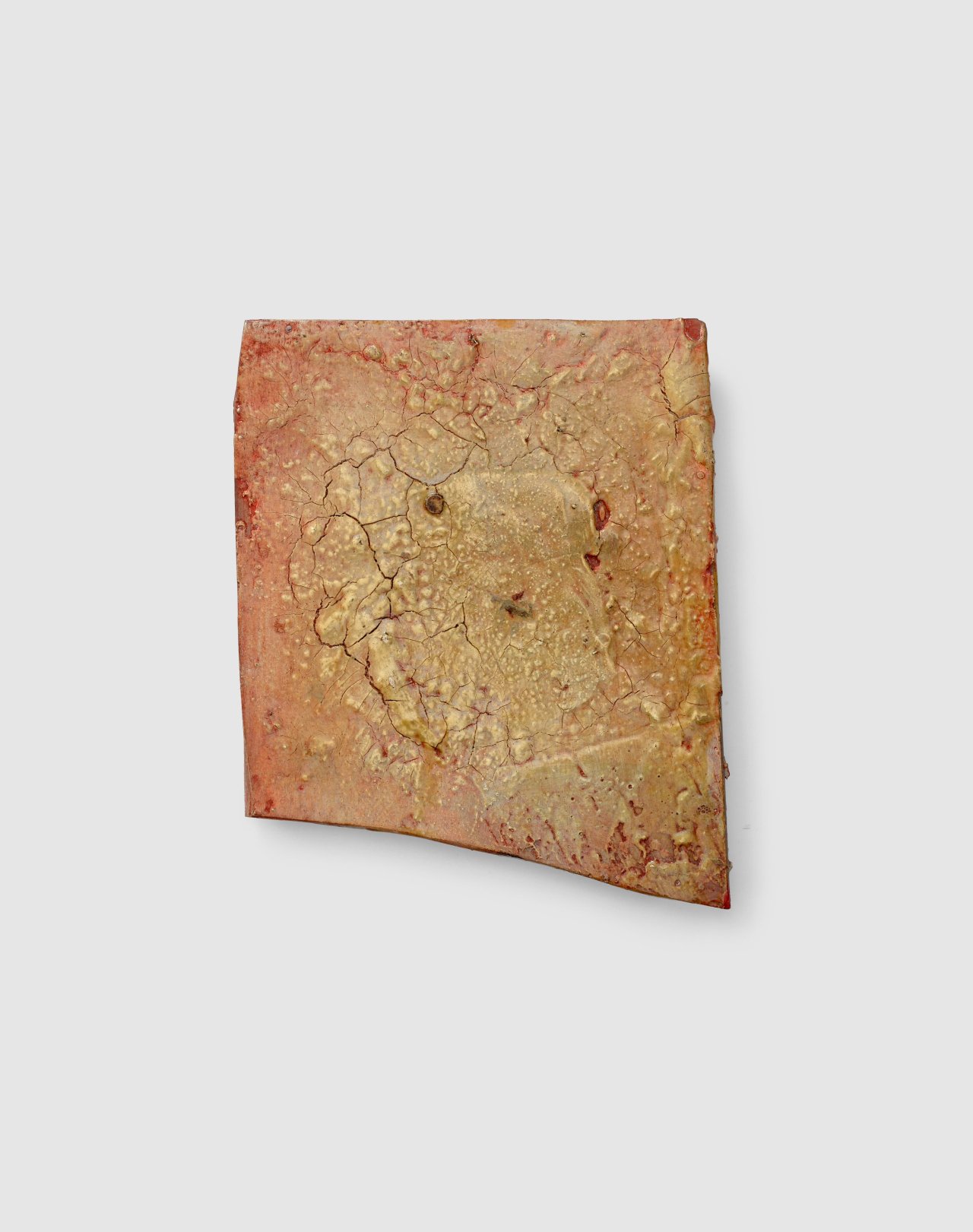 Auf diesem Bild ist das folgende Kunstwerk zu sehen: Hermann Glöckner. Amorphe Strukturen in Lack. 1965.