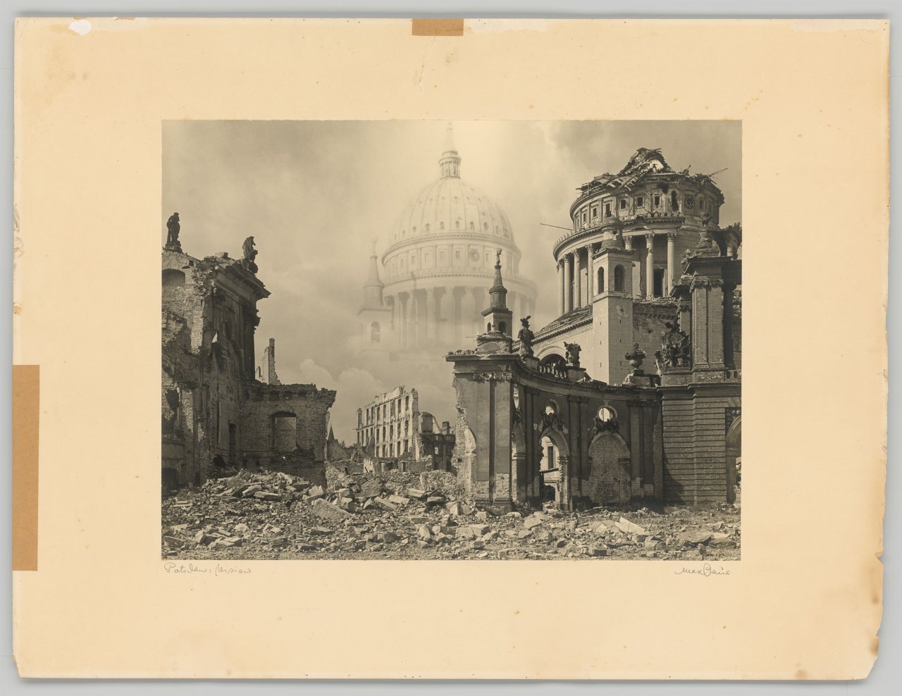 This picture shows the following artwork: Max Baur. ”Potsdam: Vision”. 1945.