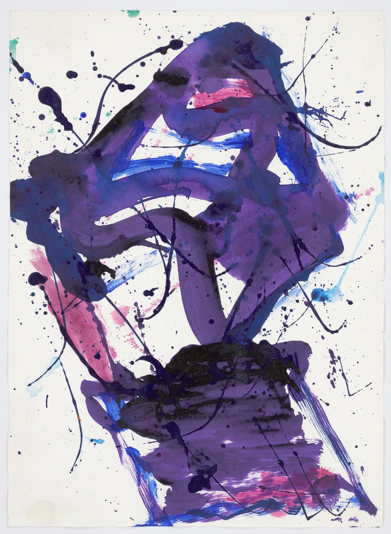 This picture shows the following artwork: Sam Francis. ”Ohne Titel”. 1975.