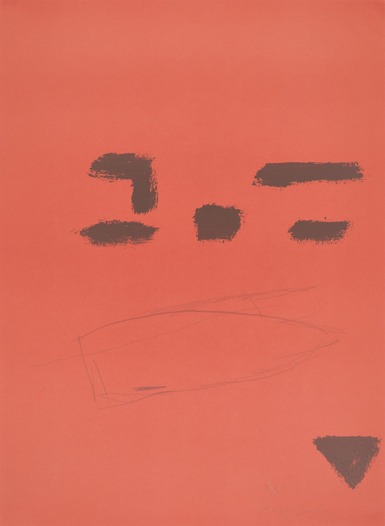 This picture shows the following artwork: Joseph Beuys. From: ”Spur II”. 1977.