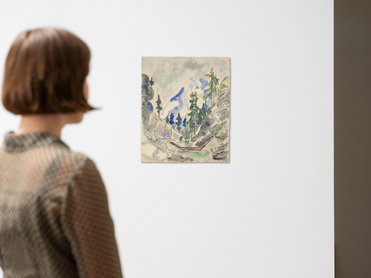 This picture shows the following artwork: Erich Heckel. ”Talende”. 1923.