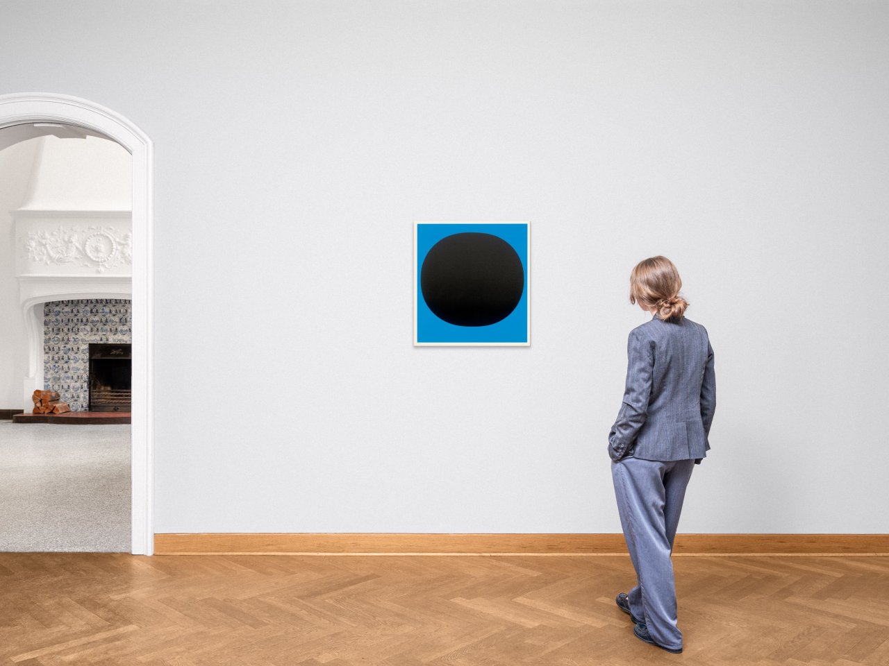 Auf diesem Bild ist das folgende Kunstwerk zu sehen: Rupprecht Geiger. Aus: „Rupprecht Geiger – Colour in the round“. 1969.