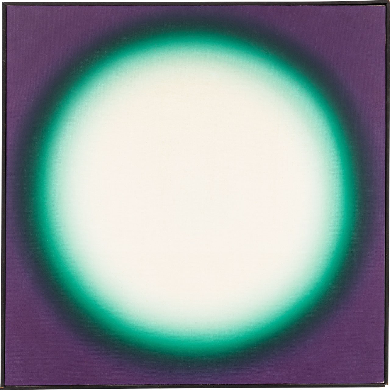 Auf diesem Bild ist das folgende Kunstwerk zu sehen: Wojciech Fangor. „B 50“. 1965.