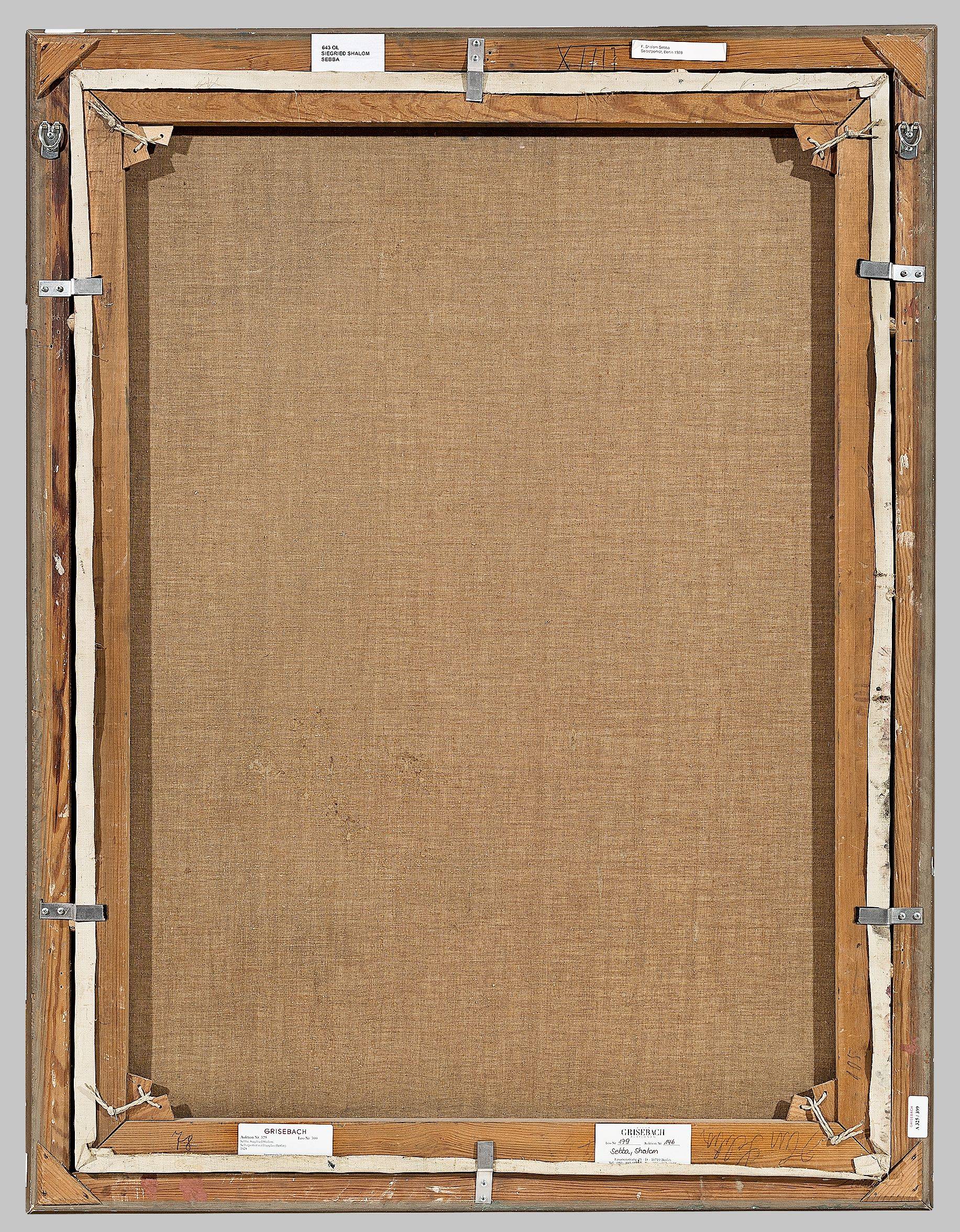 This picture shows the following artwork: Siegfried Shalom Sebba. Self-Portrait with Beer Glass. 1928.
