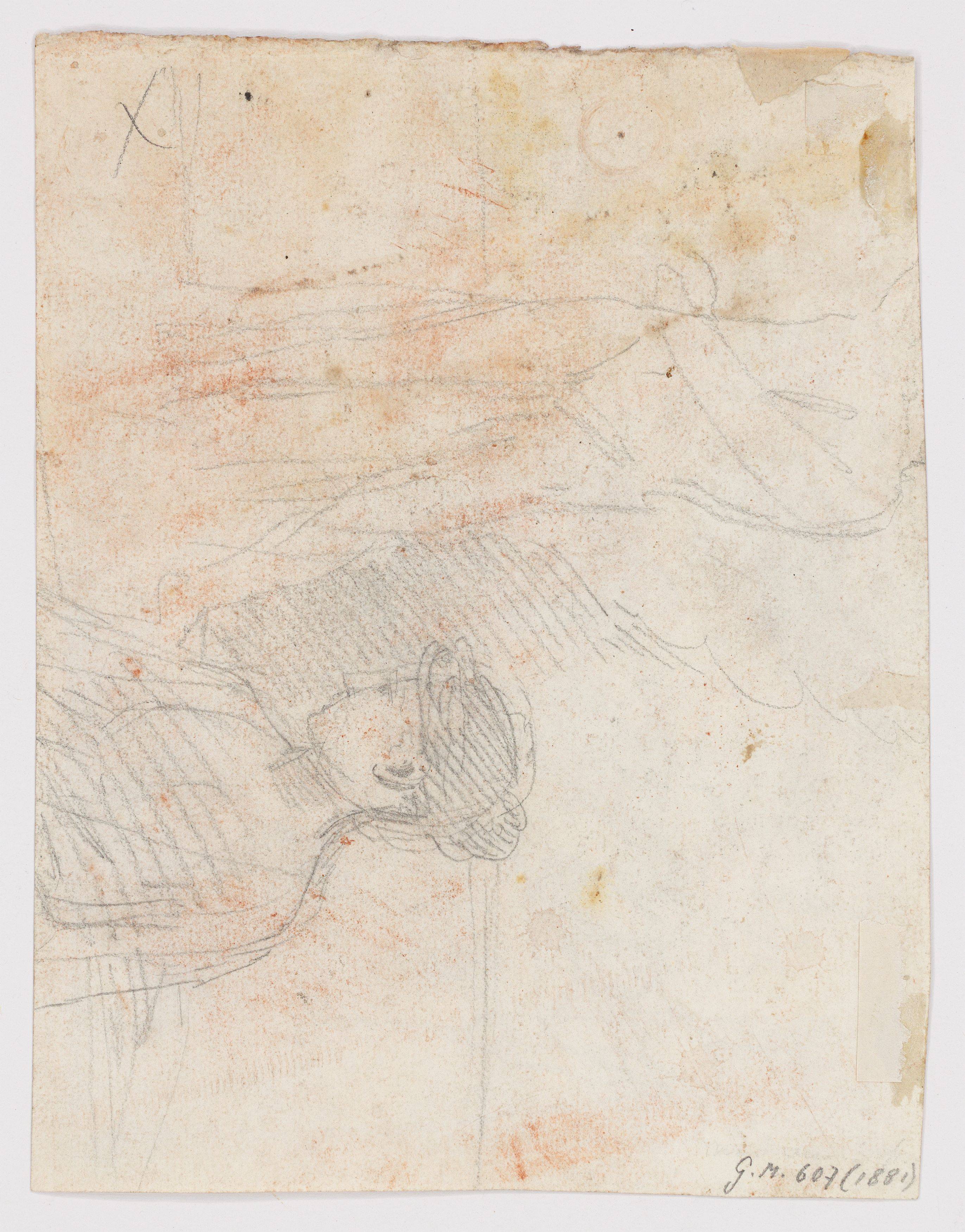 This picture shows the following artwork: Hans von Marées. ”Pferdeführer und Nymphe”. 1881.