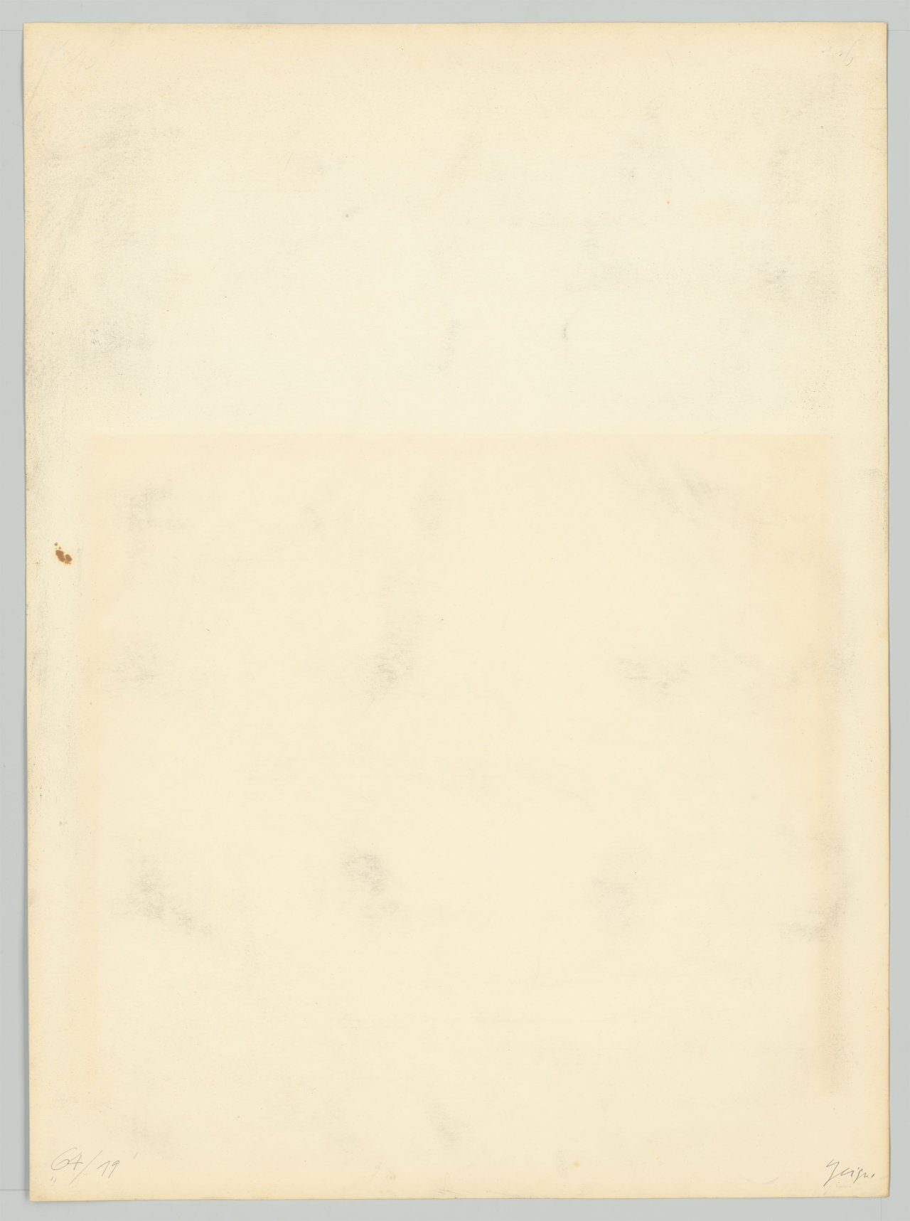 This picture shows the following artwork: Rupprecht Geiger. Untitled. 1964.